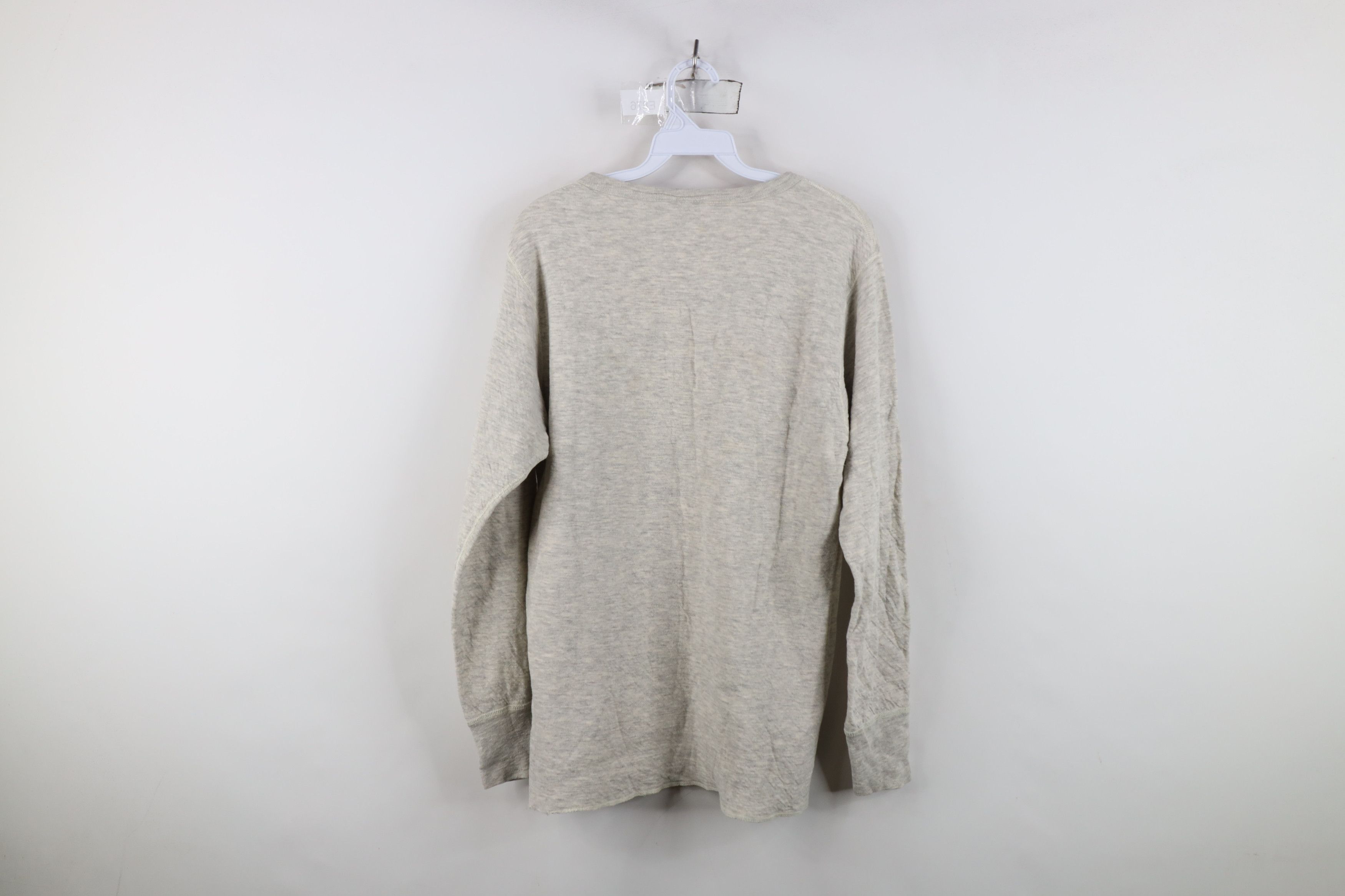 Vintage Vintage 90s Streetwear Wool Blend Thermal Knit T-Shirt USA Size US L / EU 52-54 / 3 - 11 Thumbnail
