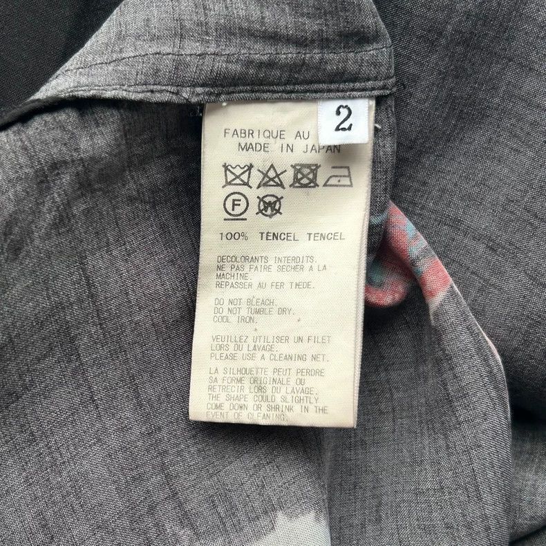 Yohji Yamamoto Yohji Yamamoto Yohji Yamamoto Printed Long Sleeve Shirt Size US M / EU 48-50 / 2 - 7 Thumbnail