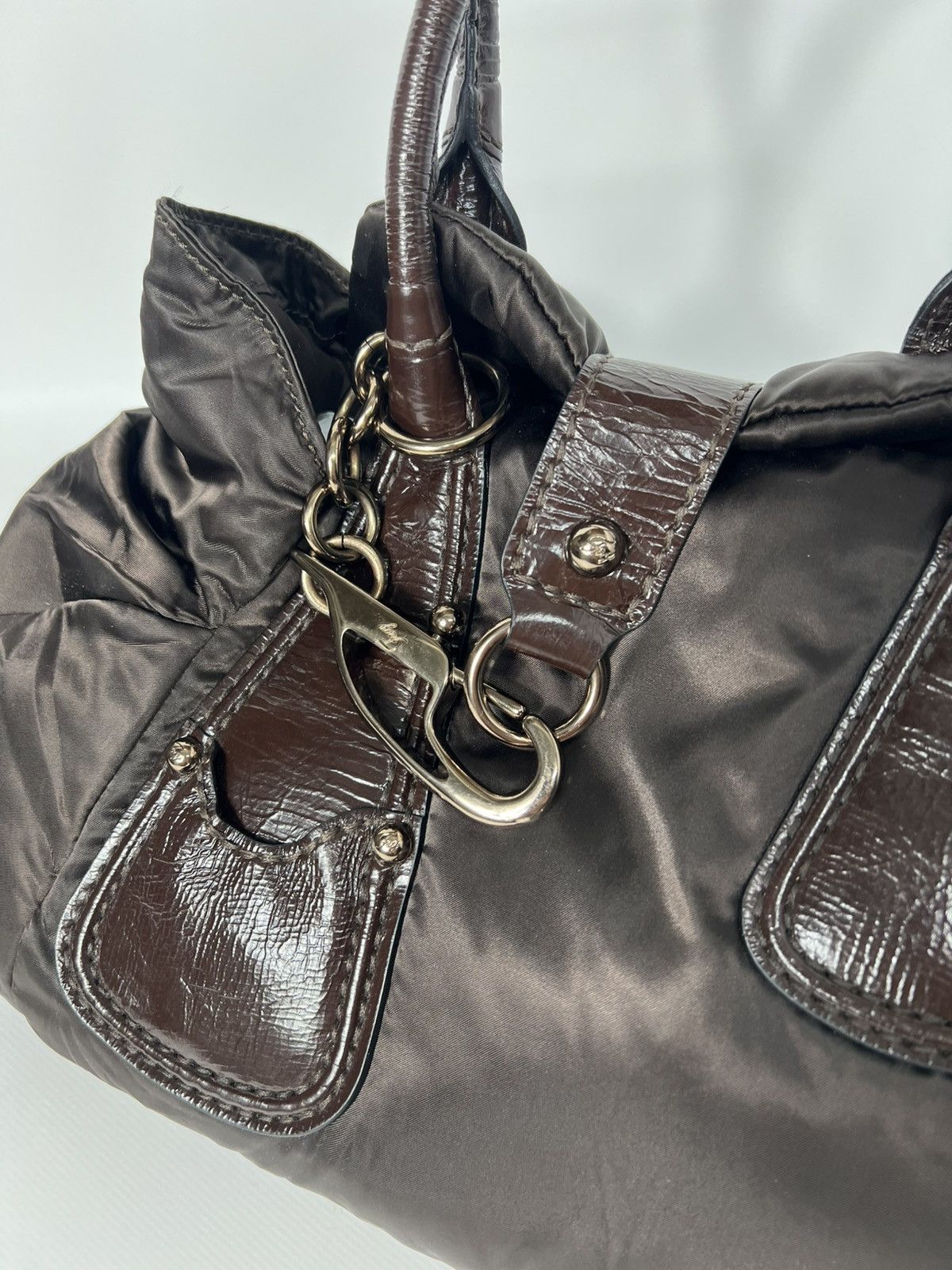Fay Vintage Streetwear Luxury Italian Designer Fay Handle Bag Size ONE SIZE - 2 Thumbnail