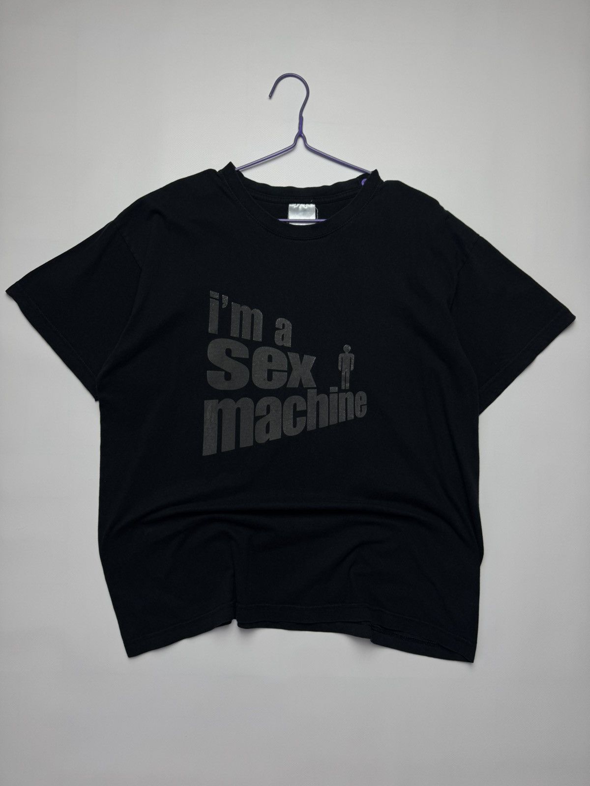 Vintage Vintage "I'm a Sex Machine" Graphic Tee - Black - Size M Size US M / EU 48-50 / 2 - 1 Thumbnail