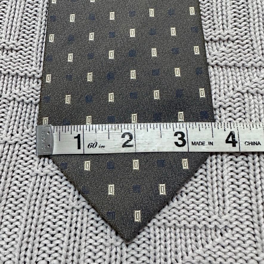 Other Beau Brummel metallic gray geometric silk tie Size ONE SIZE - 5 Thumbnail