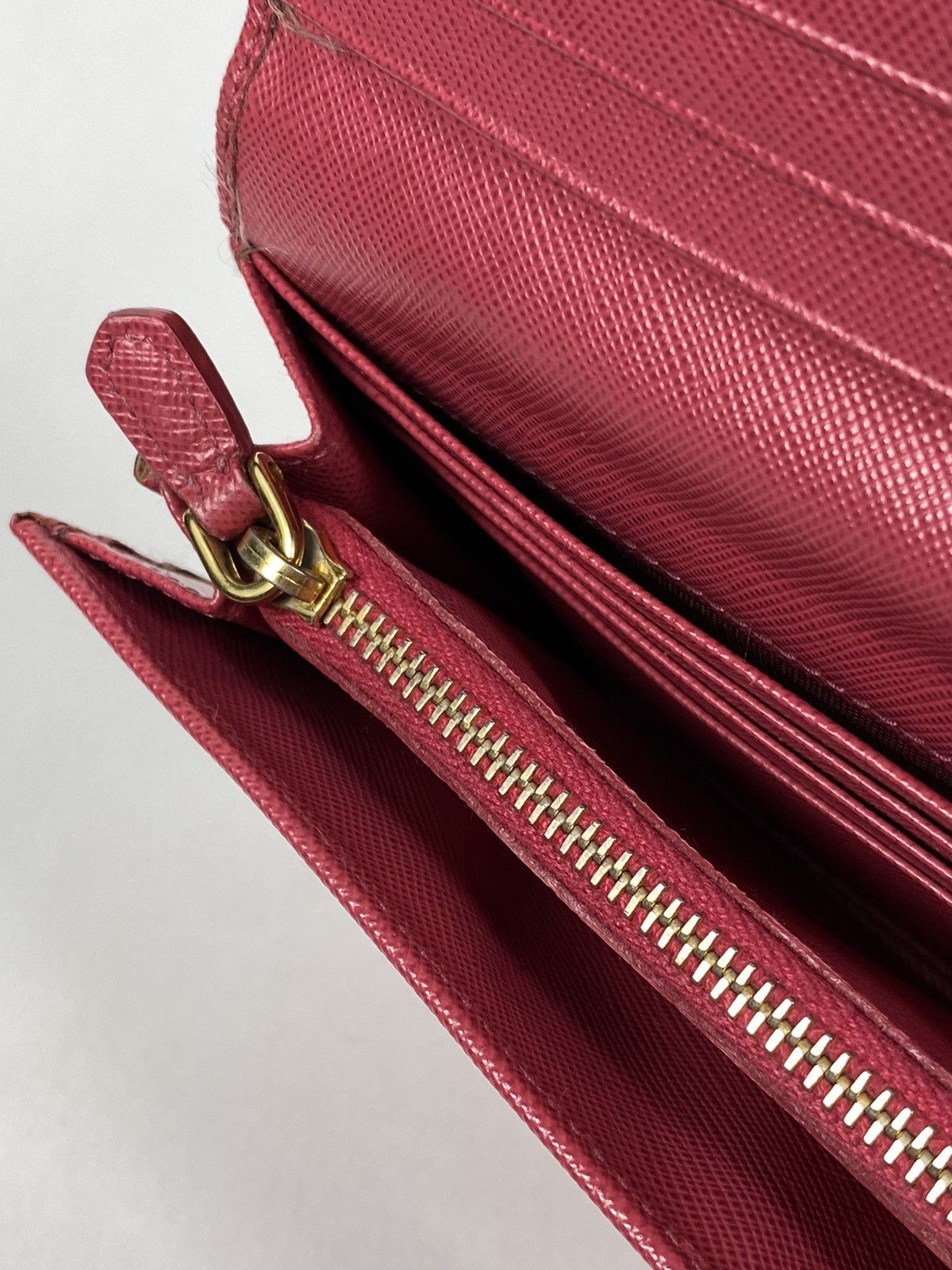 Prada Prada Saffiano Metal Long Wallet Size ONE SIZE - 9 Thumbnail