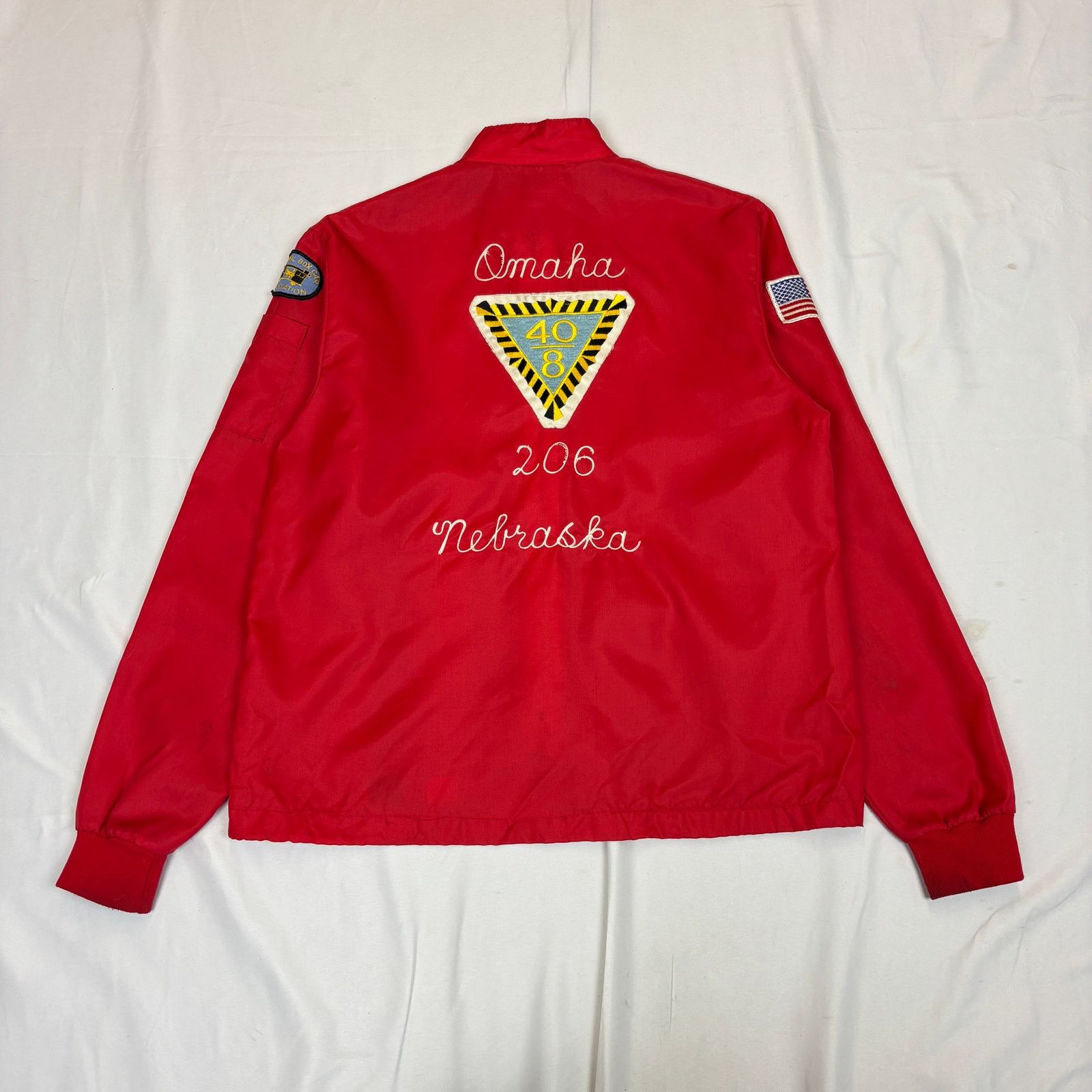Vintage Vintage NBCA Chain Stitch Racing Windbreaker Zip Jacket Size US L / EU 52-54 / 3 - 5 Thumbnail