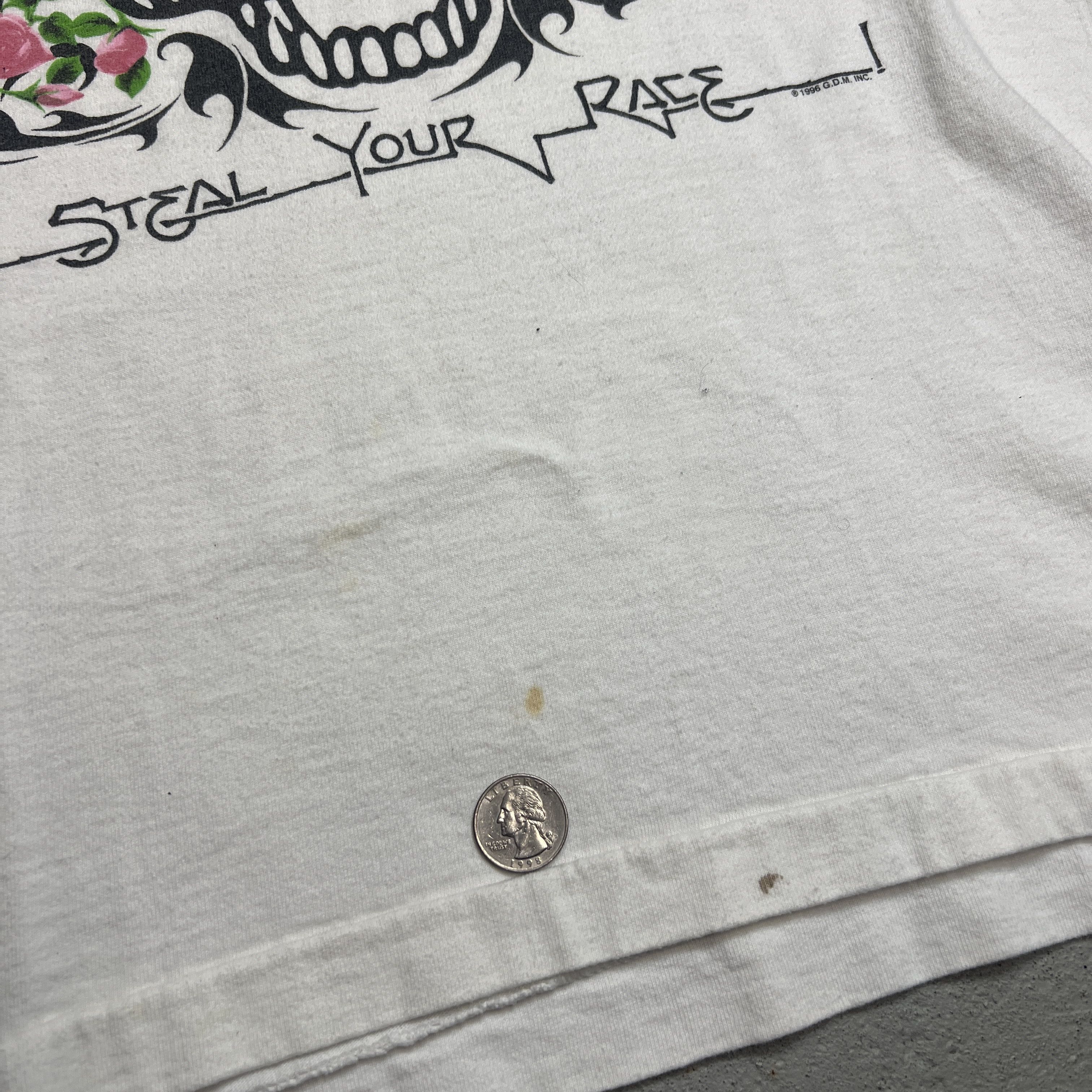 Fruit Of The Loom × Grateful Dead × Vintage 1996 Grateful Dead Alien I Steal Your Race Promo Tee Size US L / EU 52-54 / 3 - 6 Thumbnail