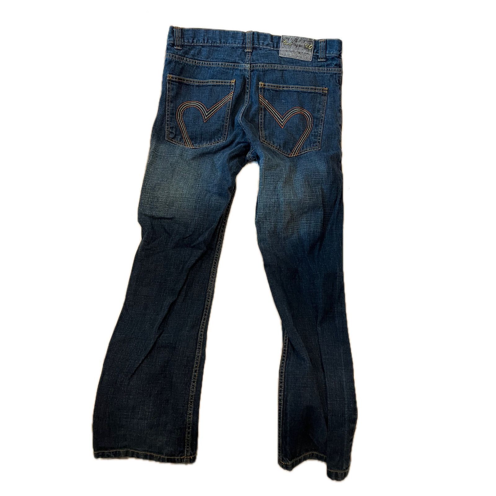 Indigo Indigo 30 Straight Fit Blue Jeans 34x34 Size US 34 / EU 50 - 2 Thumbnail