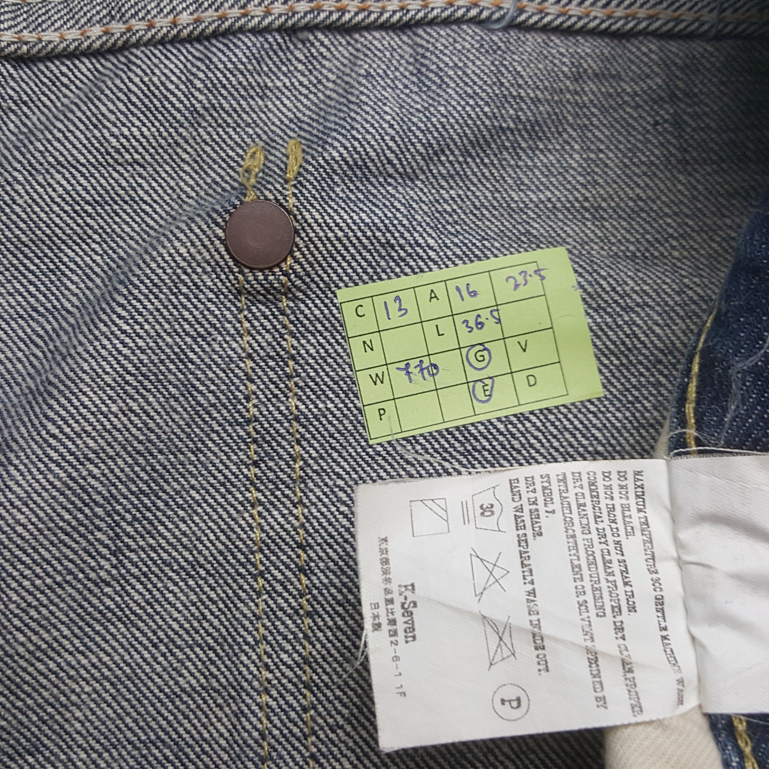 Tenderloin Vintage The Tenderloin Selvedge Baggy Denim Jeans RR13 Size US 32 / EU 48 - 8 Thumbnail