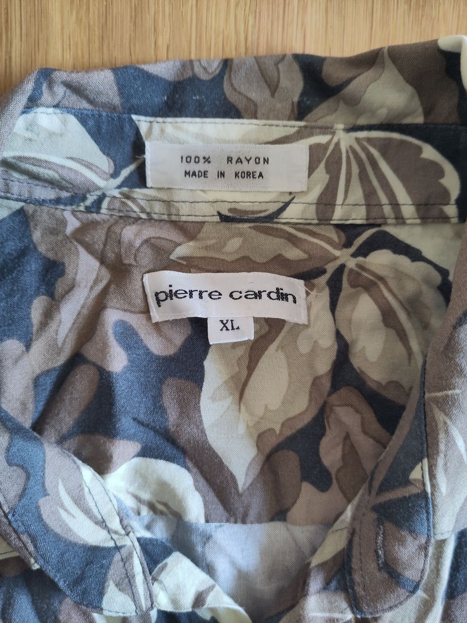 Pierre Cardin Earth tones Hawaiian / Aloha shirt Size US XL / EU 56 / 4 - 6 Thumbnail