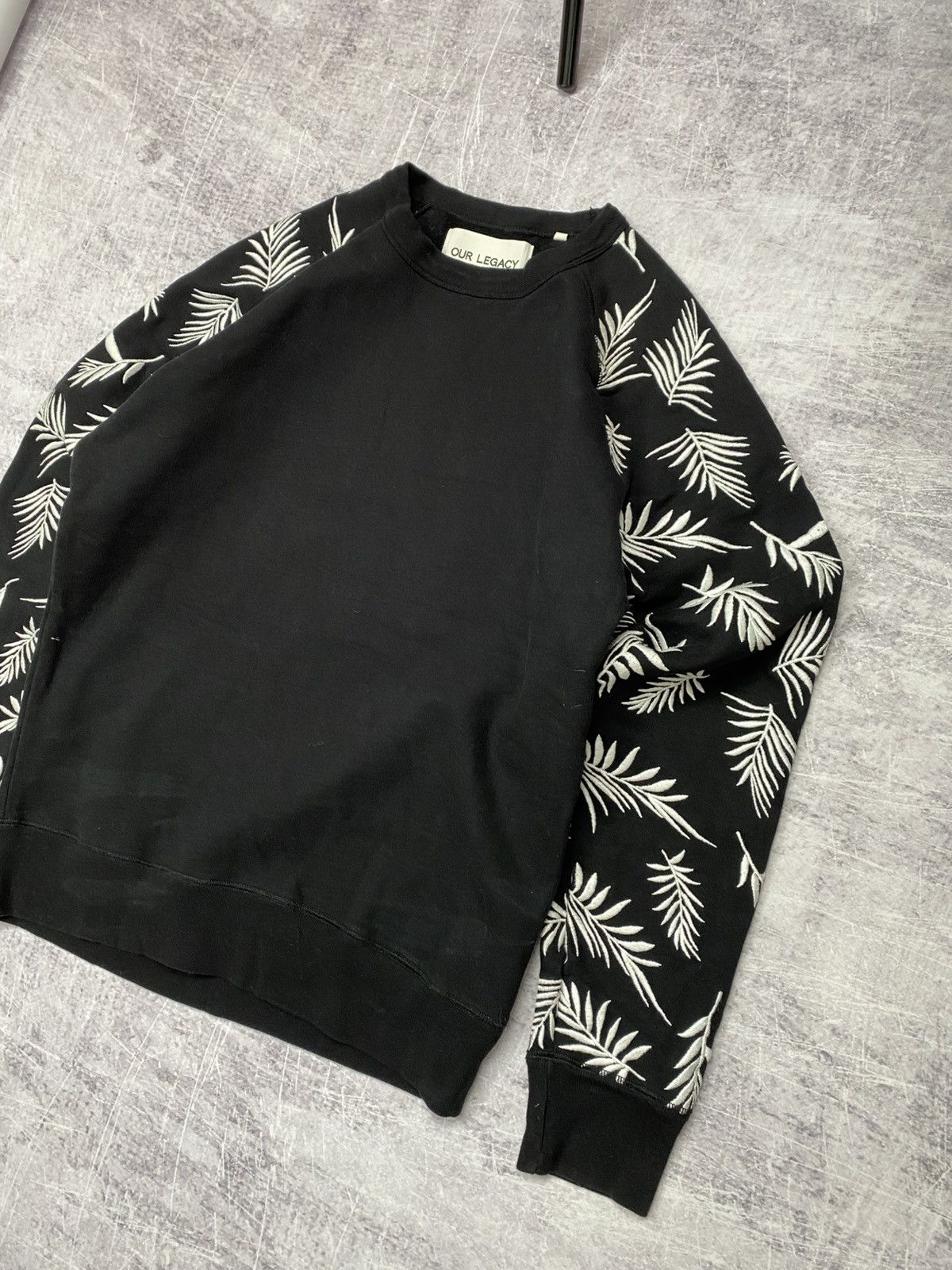 Our Legacy Vintage y2k sweatshirt Our Legacy Black emb Plants Size US S / EU 44-46 / 1 - 2 Thumbnail