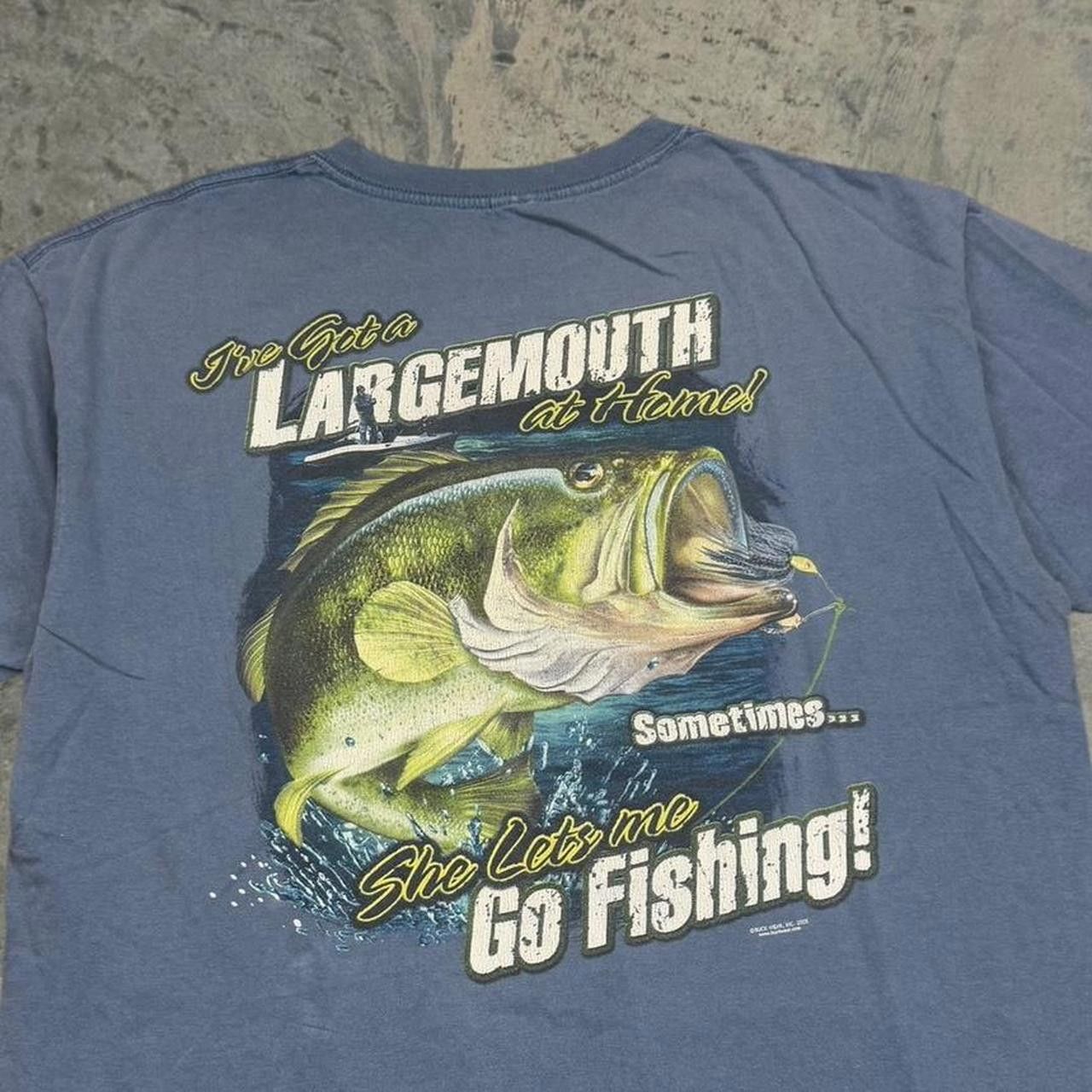 Japanese Brand × Vintage Vintage Y2K “I’ve Got a Largemouth Bass at Home…" T-Shirt Size US M / EU 48-50 / 2 - 2 Thumbnail