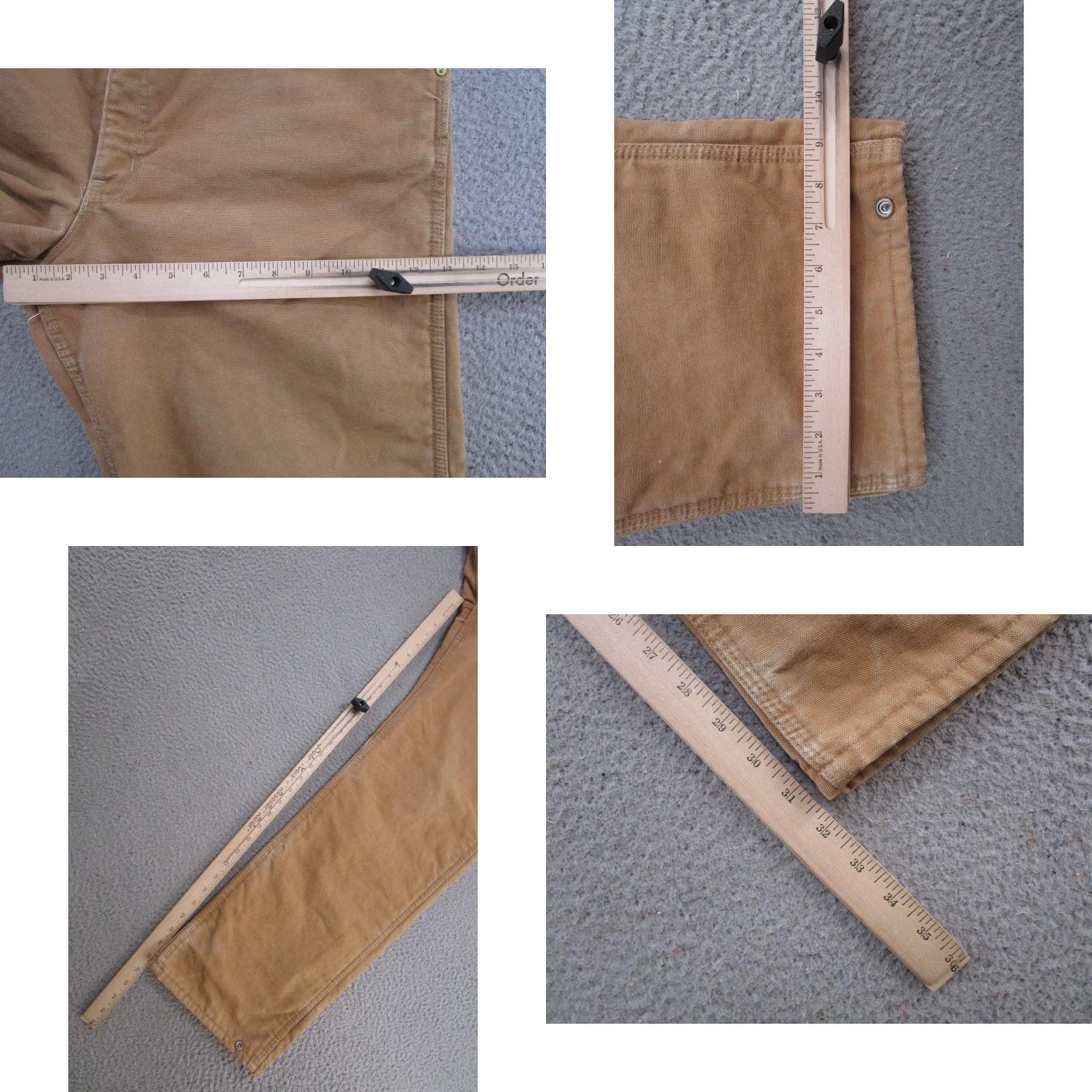Carhartt VTG Carhartt Quilt Lined 34x32 62WQ Pants Adult Workwear Tan Beige Carhartt Pants Mens Workwear 90s VTG 34x32 Tan Beige 90s Carhartt Pants Mens Size US 34 / EU 50 - 8 Thumbnail