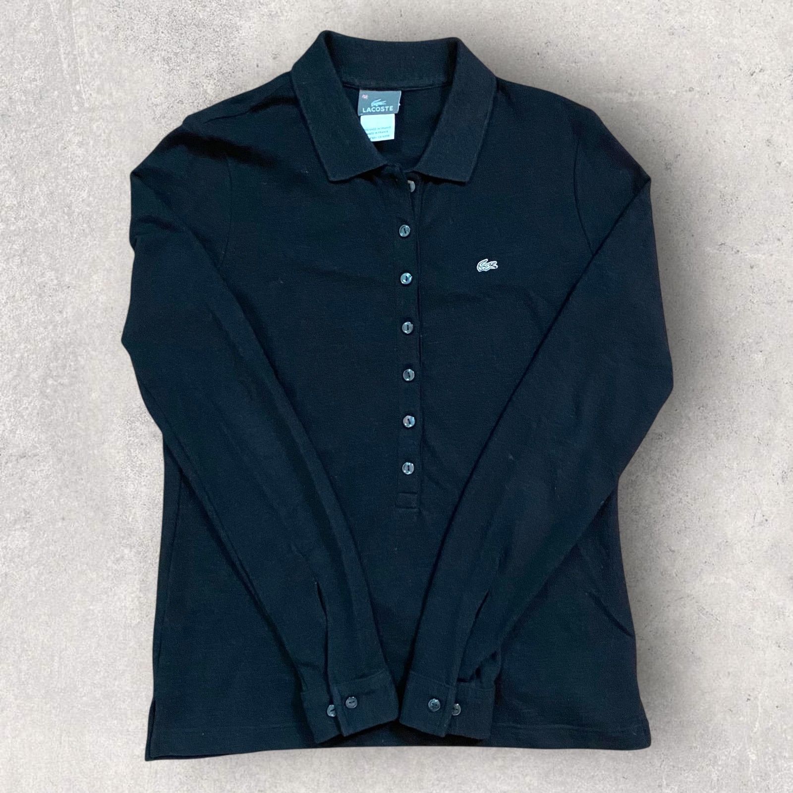 Lacoste × Vintage Vintage Lacoste Wool Blend Long Sleeve Button Up Size M / US 6-8 / IT 42-44 - 1 Thumbnail