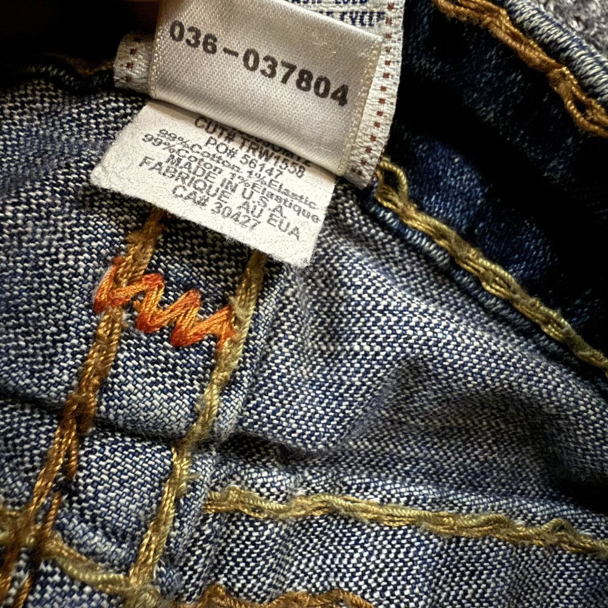 True Religion 🔥🇺🇸 Flared Sick True Religion Orange Archives y2k Denim Size US 29 - 19 Thumbnail