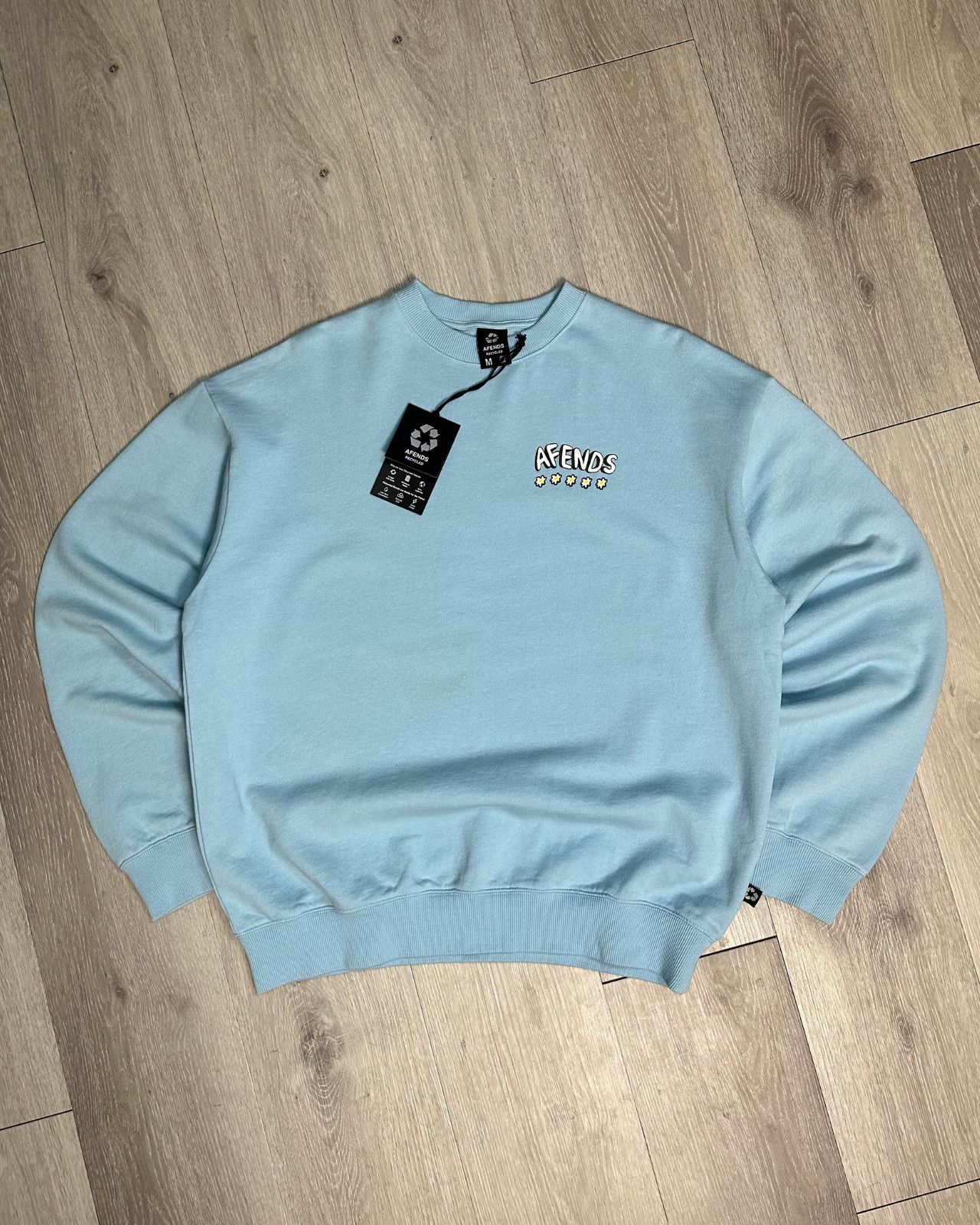 Afends BNWT Afends - Flowers - Recycled Crew Neck Sweatshirt Medium Size US M / EU 48-50 / 2 - 1 Thumbnail