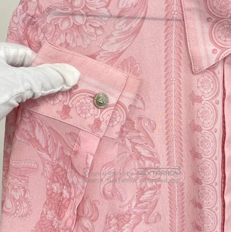 Versace Versace Multicolor Silk Women's Shirt . Size M / US 6-8 / IT 42-44 - 5 Thumbnail