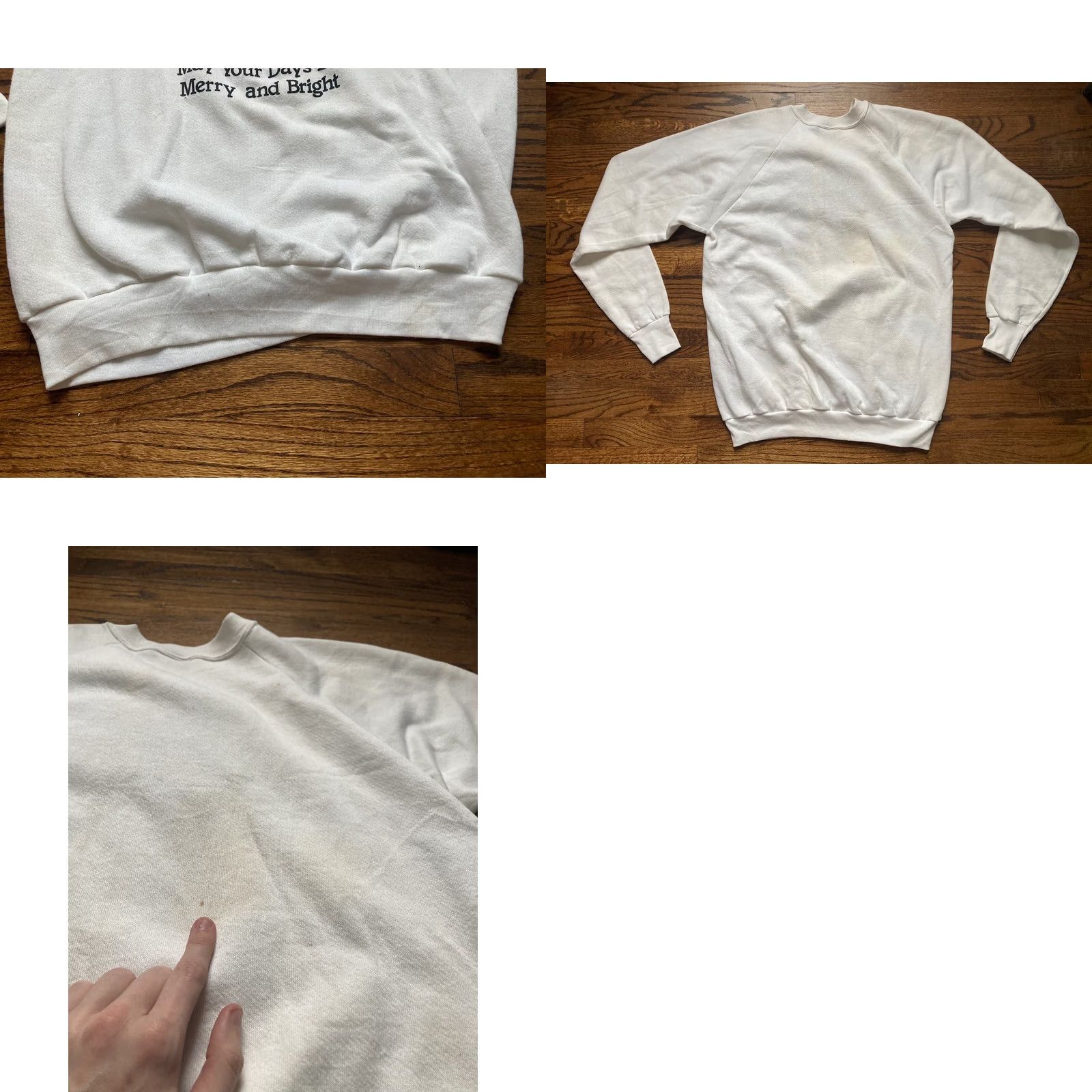 Vintage VINTAGE Light Up Christmas Sweatshirt L White 1980s Screen Stars Funny Penguins Xmas Size US L / EU 52-54 / 3 - 9 Thumbnail