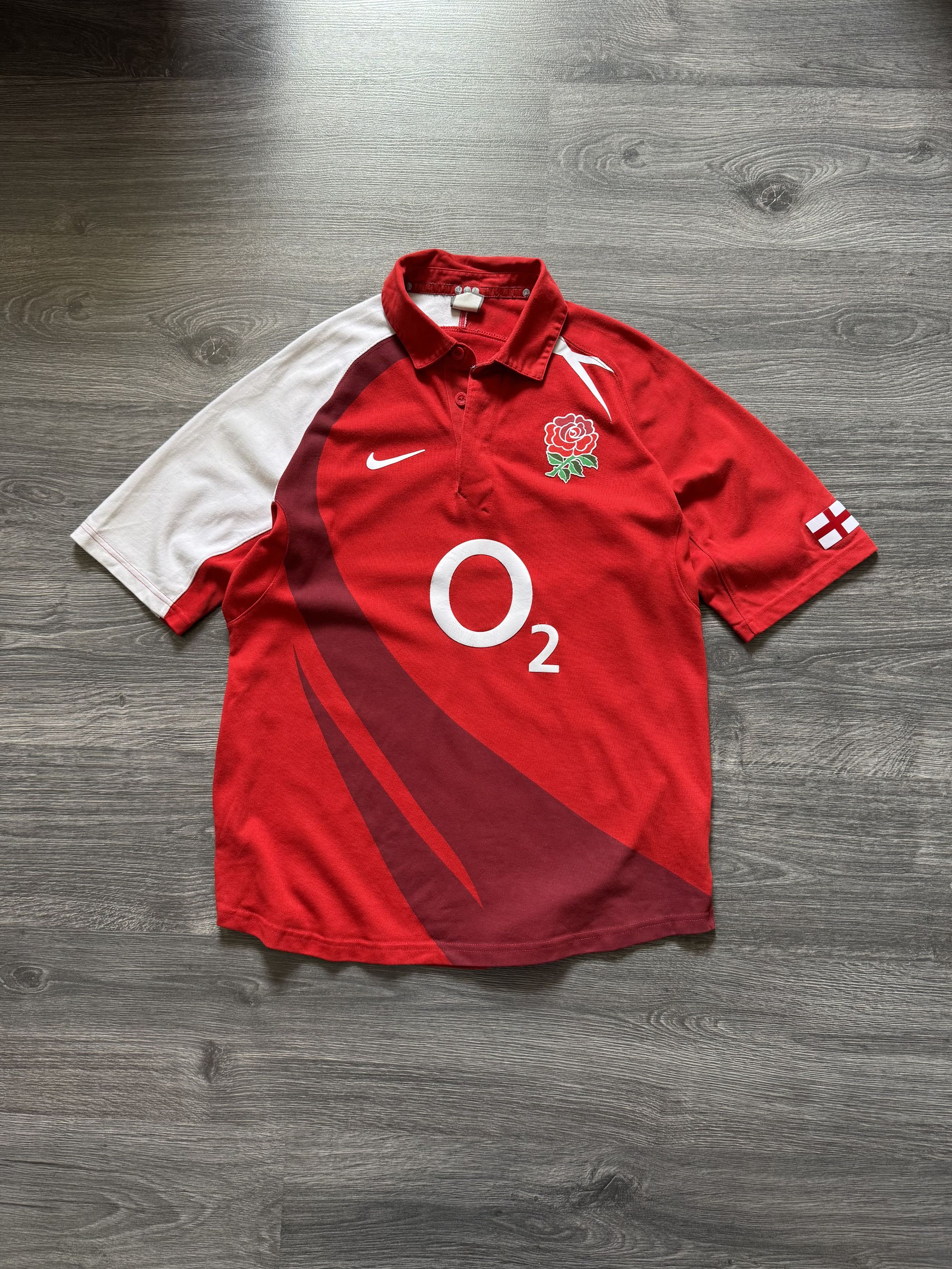 Nike Nike England Rugby Polo tee jersey O2 Drill Shirt Size US L / EU 52-54 / 3 - 1 Thumbnail