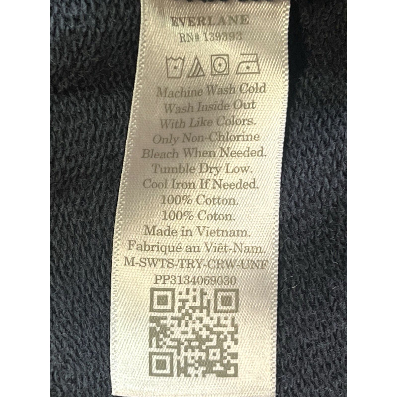 Everlane Everlane Sweatshirt Crew Neck Pullover S Small Blue Women Long Sleeve Cotton Polyester Pullover Activewear Fall Spring Winter Size S / US 4 / IT 40 - 7 Thumbnail