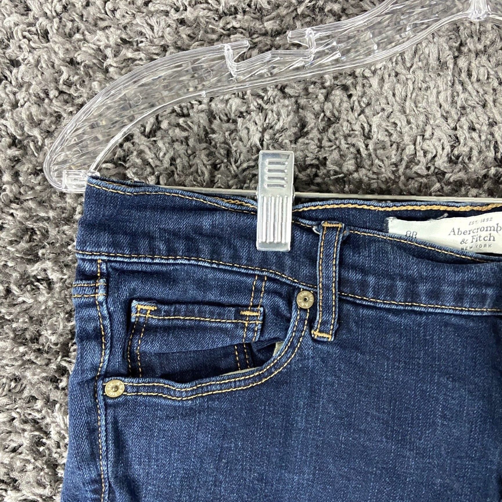 Abercrombie & Fitch Abercrombie & Fitch Jeans Skinny Women’s 8R Blue Stretch Size 30" / US 8 / IT 44 - 3 Thumbnail