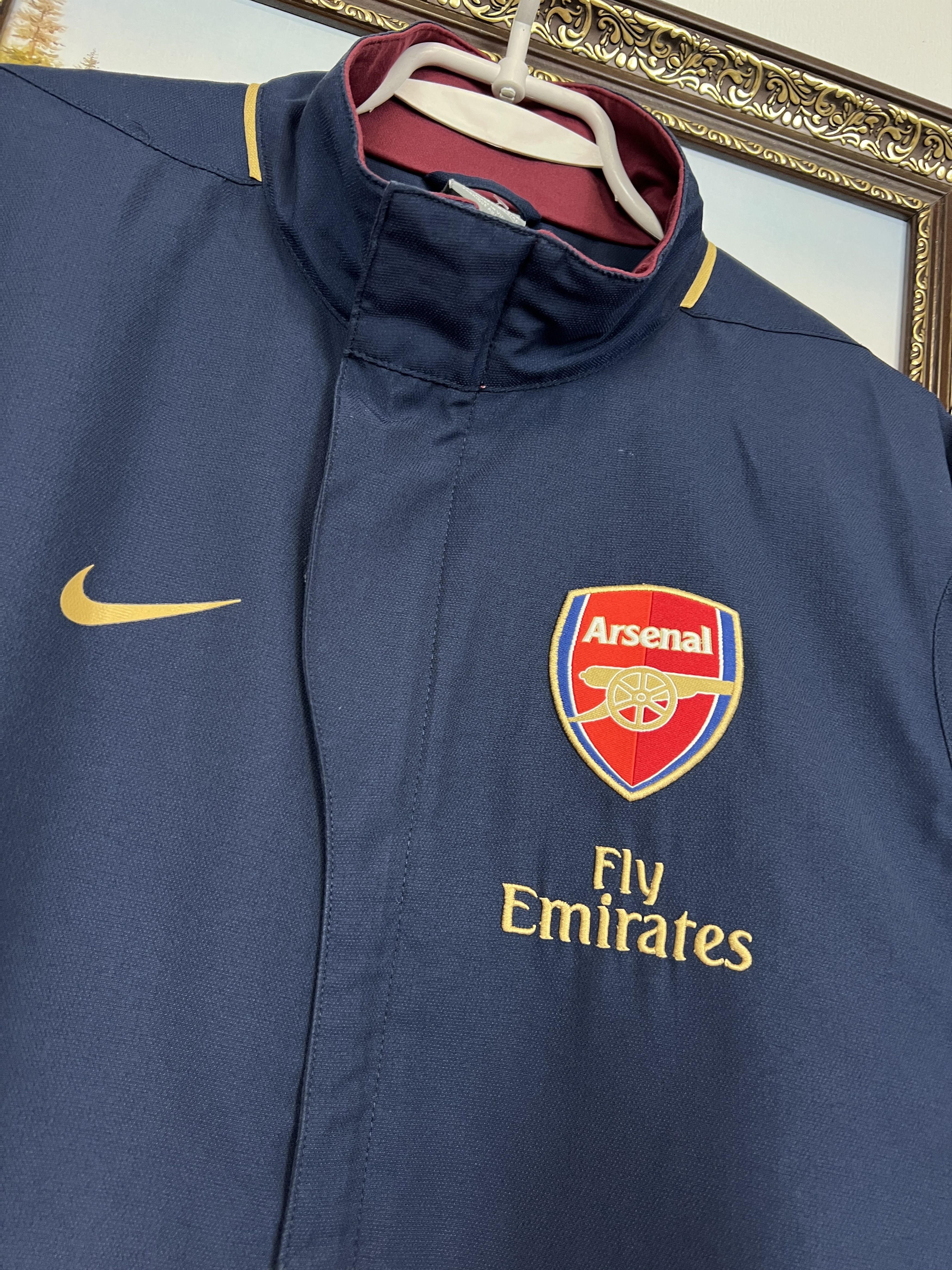 Nike Vintage Nike Arsenal Football Jacket Soccer Track Top Size US S / EU 44-46 / 1 - 3 Thumbnail