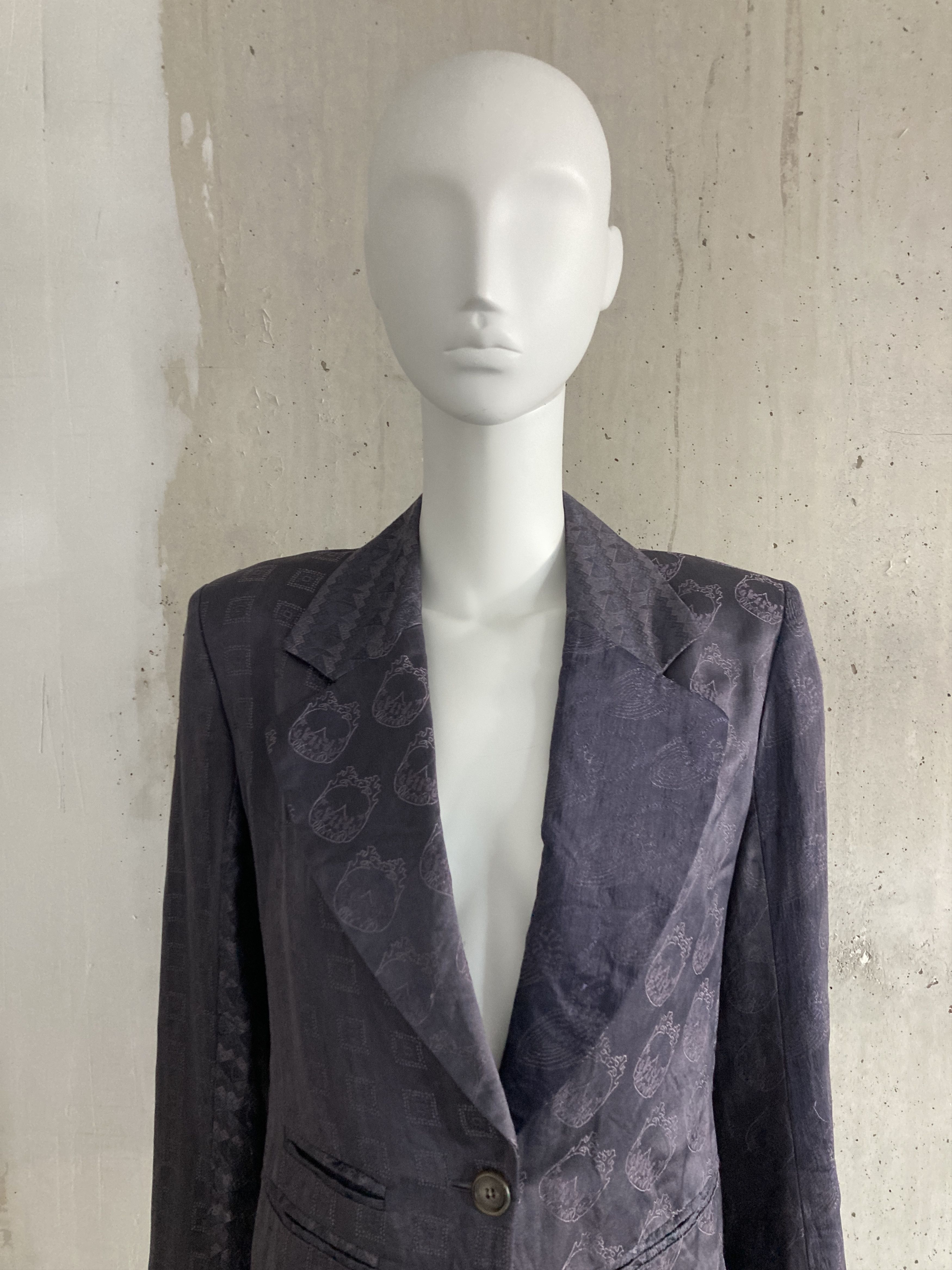 Ann Demeulemeester Early 90's Silk Jacket Size M / US 6-8 / IT 42-44 - 5 Thumbnail