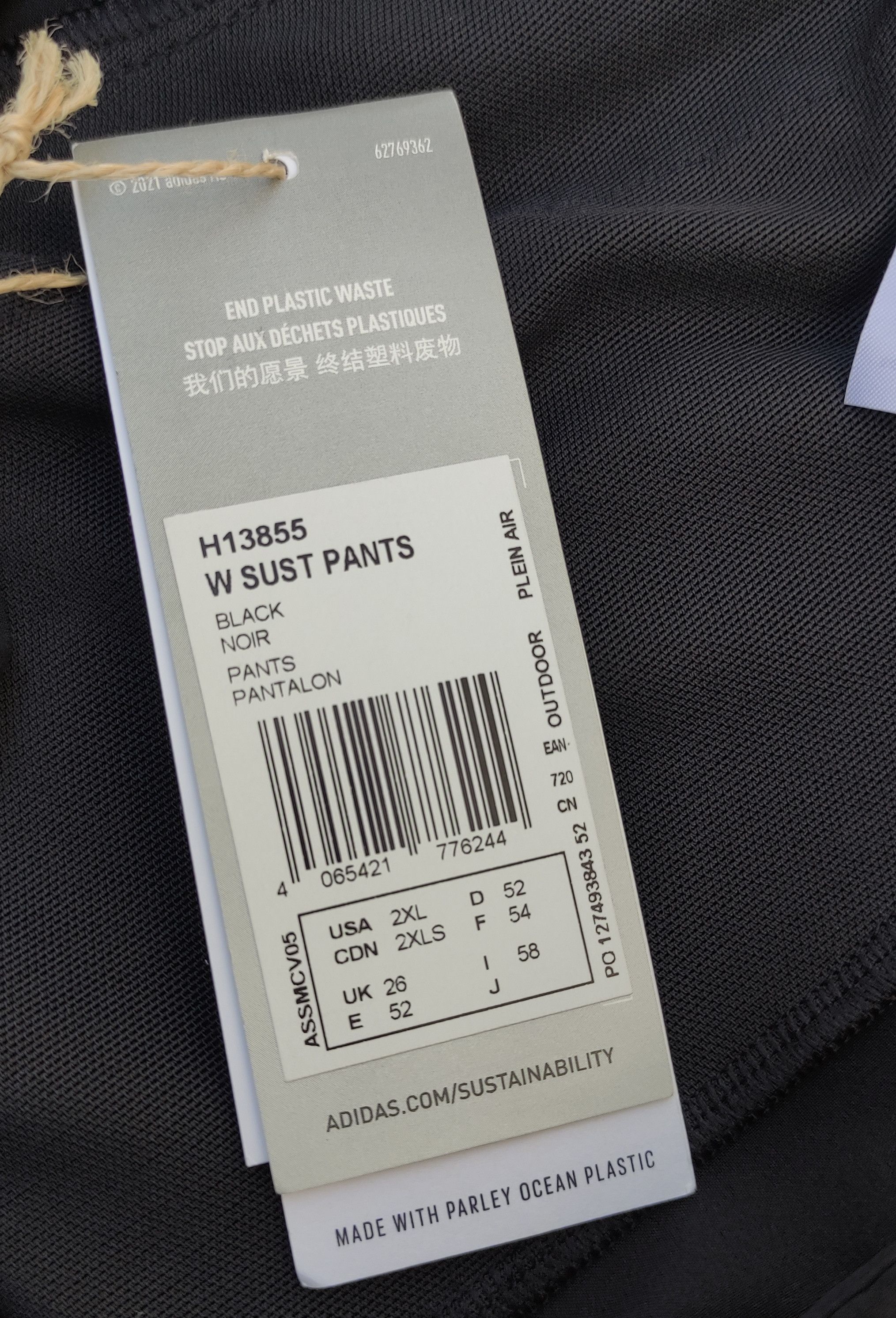 Adidas Adidas Terrex Primeblue Cropped Hiking Pant H13855 SIZE 2XL Size 42" / US 20 - 5 Thumbnail