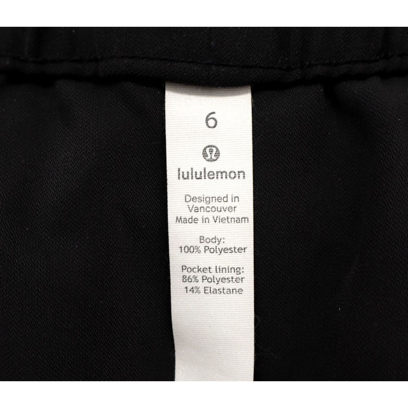 Lululemon Lululemon Skirt Women's On The Fly Woven Black SZ 6 Athletic Athleisure Pockets 100% Polyester Machine Washable Size 28" / US 6 / IT 42 - 4 Thumbnail