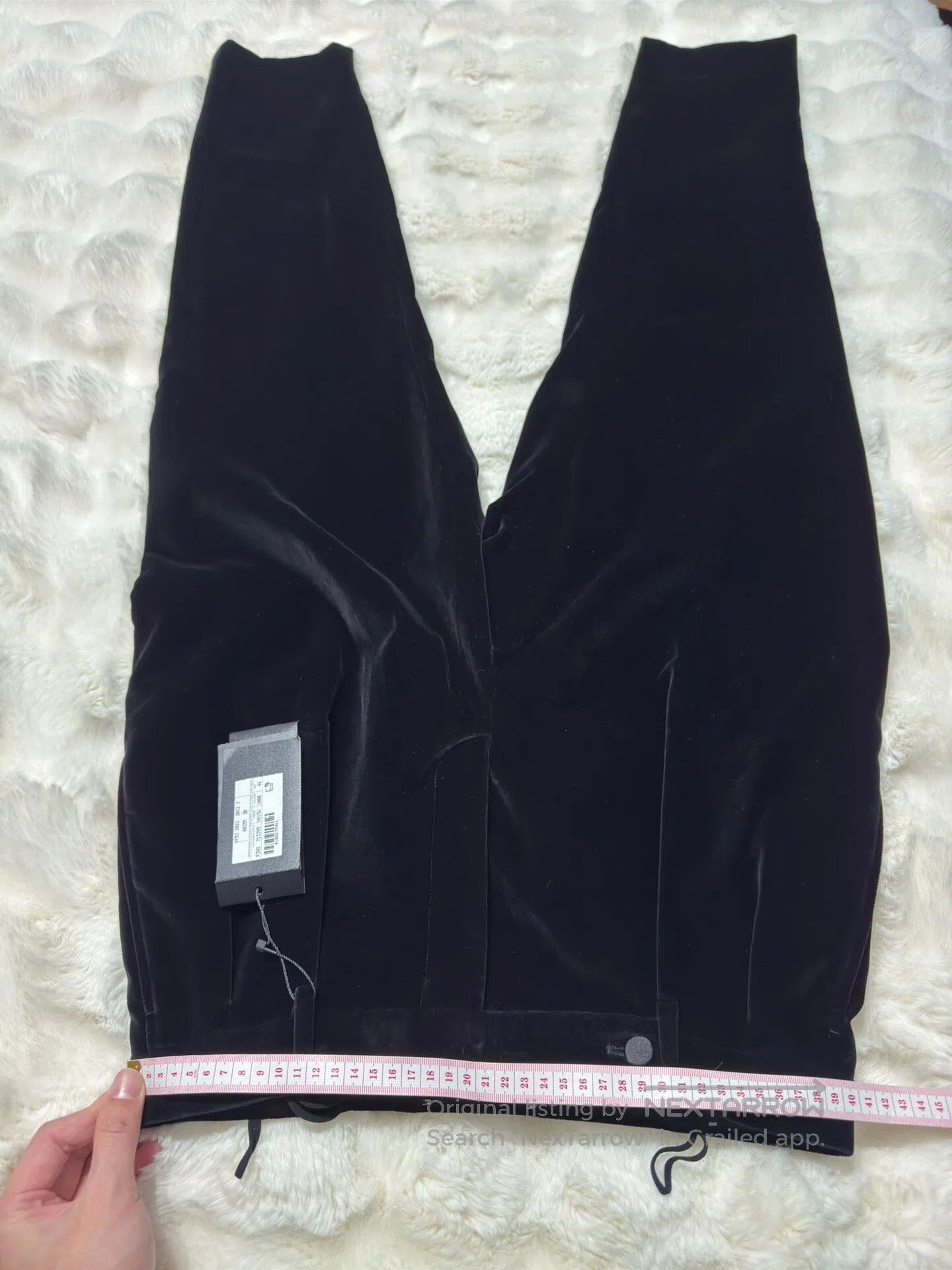 Saint Laurent Paris Saint Laurent Paris Poster walk show slim velvet suit pant Size US 30 / EU 46 - 6 Thumbnail