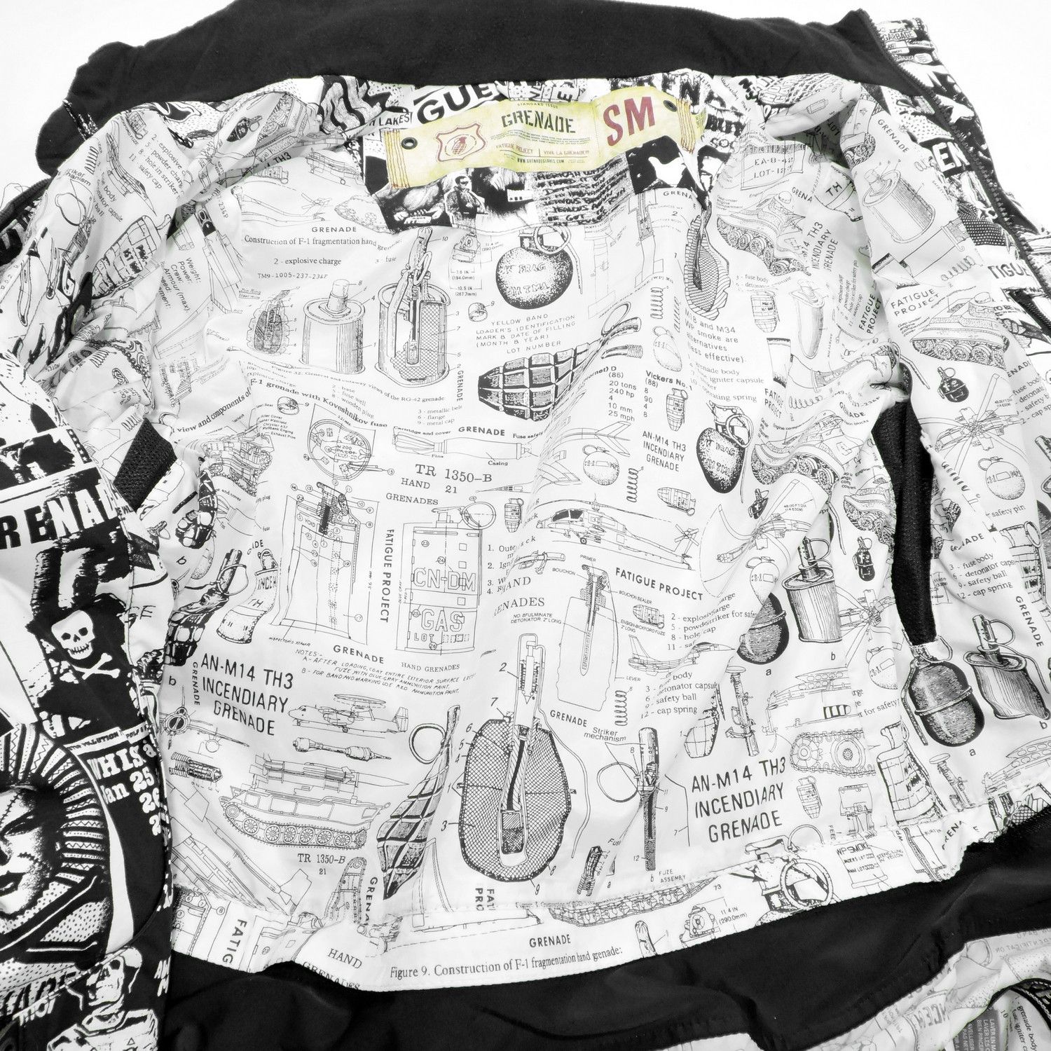 Grenade GRENADE FATIGUE PROJECT PUNK COLLAGE PRINT SNOWBOARD JACKET Size US M / EU 48-50 / 2 - 6 Thumbnail