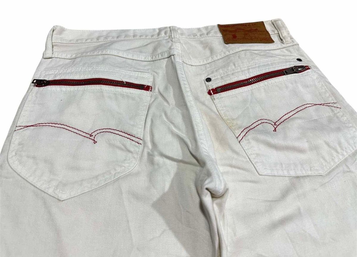 If Six Was Nine × Japanese Brand × Studio D'Artisan 🔥Vintage Studio D’Artisan White Flared Denim Size US 32 / EU 48 - 8 Thumbnail