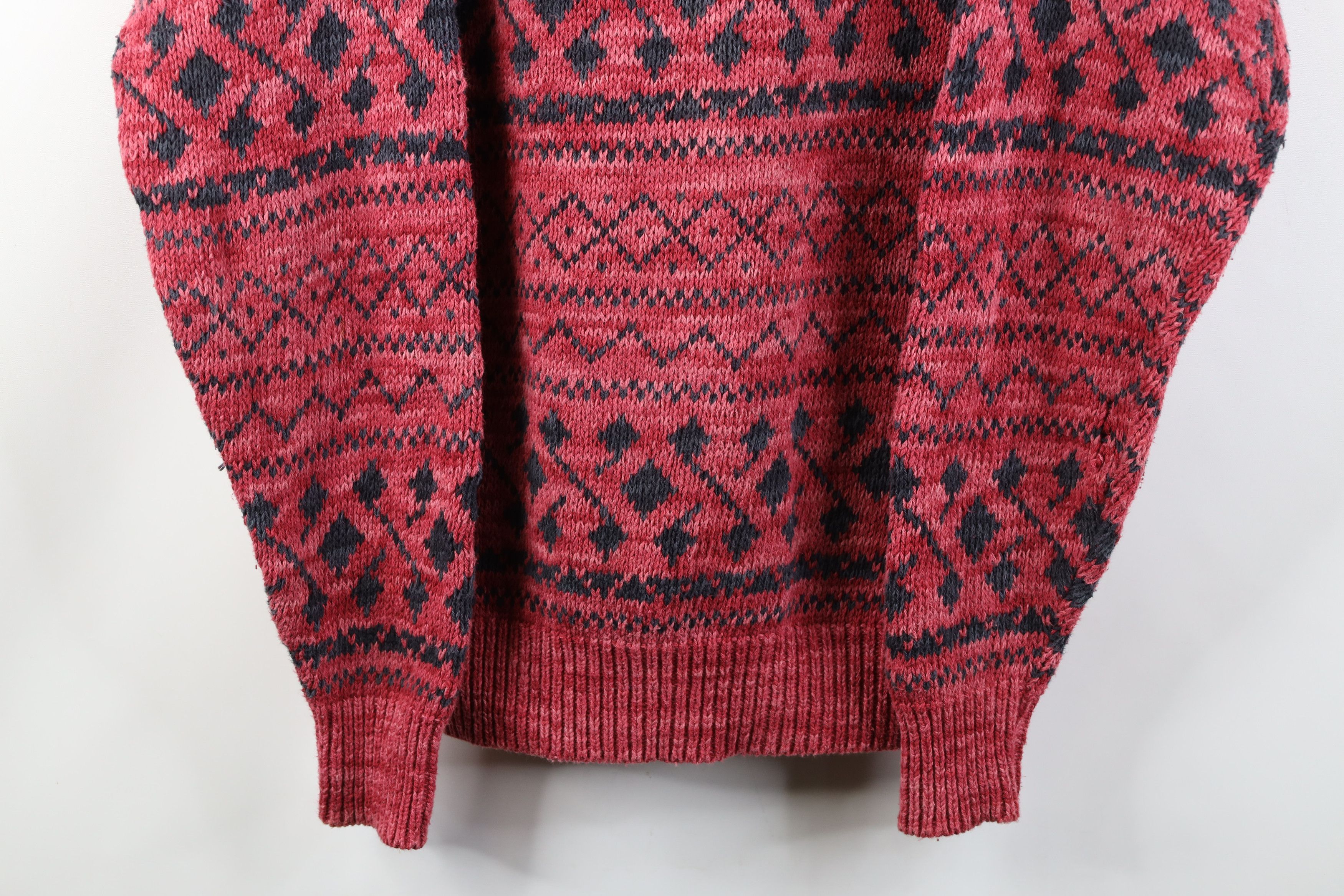 Vintage Vintage 90s Streetwear Fair Isle Knit Crewneck Sweater USA Size US M / EU 48-50 / 2 - 3 Thumbnail