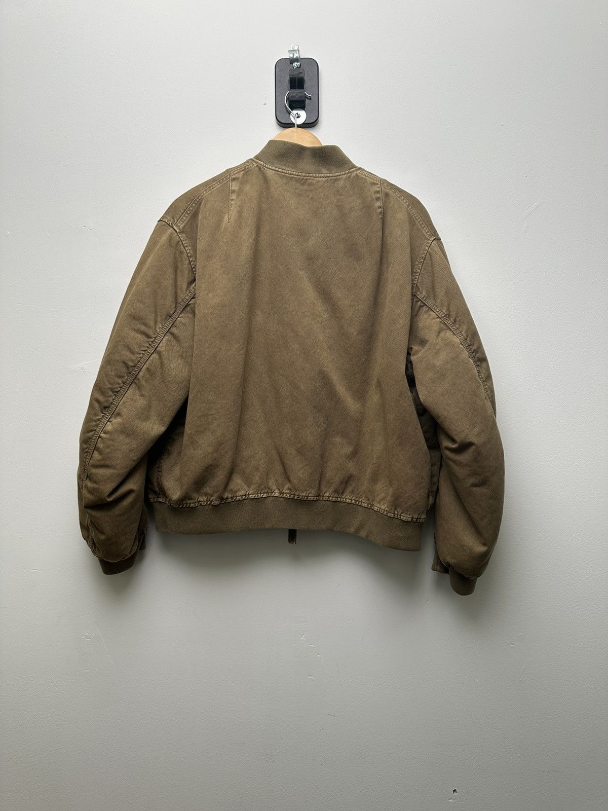 Miu Miu Miu Miu Olive Bomber Jacket Size US L / EU 52-54 / 3 - 13 Thumbnail