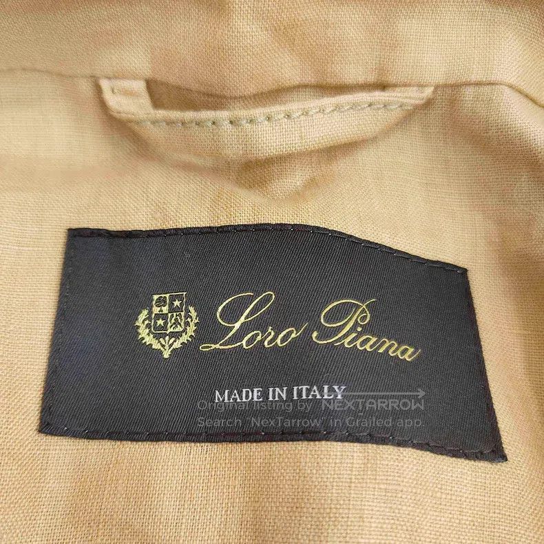 Loro Piana Loro Piana Khaki linen hooded jacket Size XS / US 0-2 / IT 36-38 - 6 Thumbnail