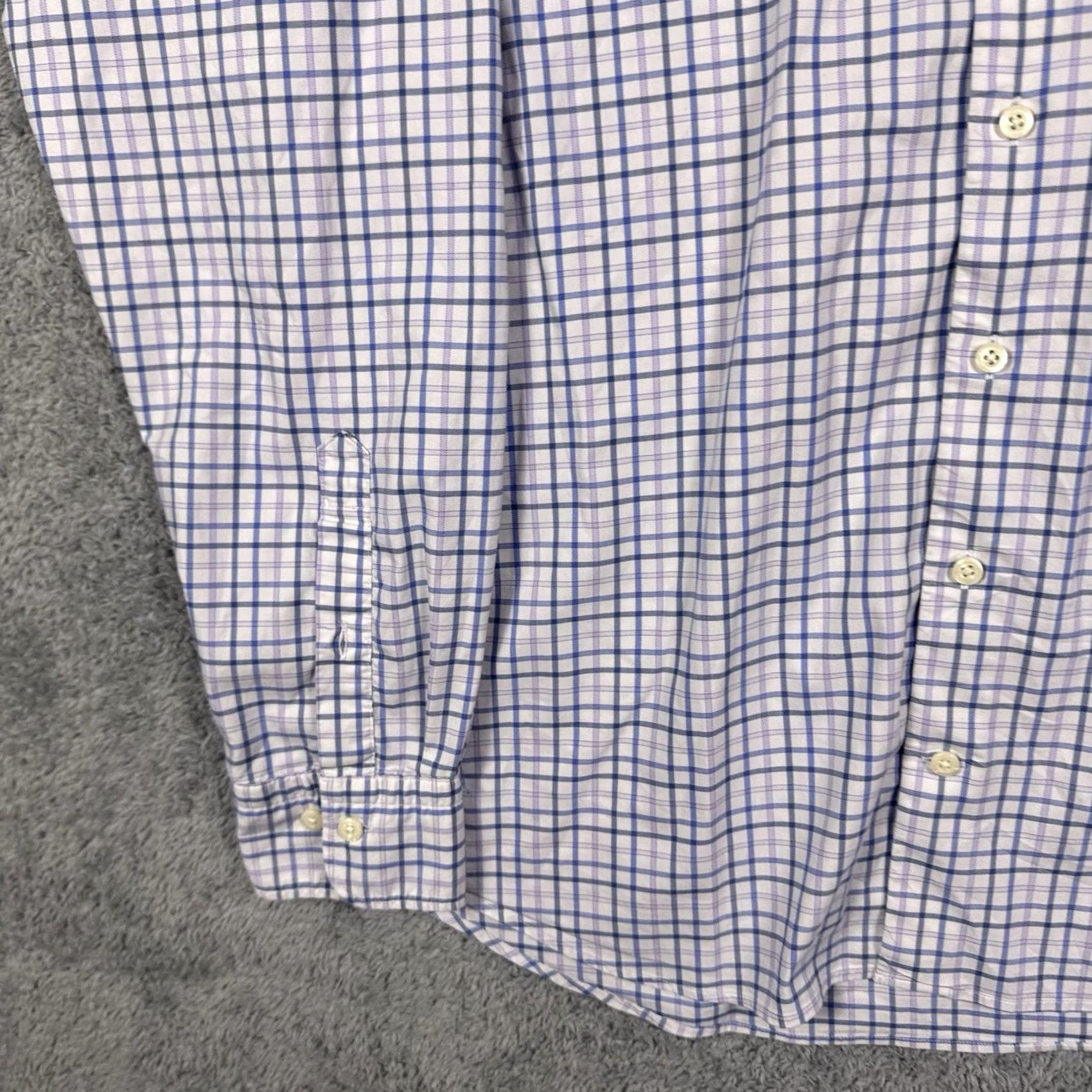 Peter Millar Peter Millar Crown Sport Shirt Men XL Noland Performance Windowpane Preppy Size US XL / EU 56 / 4 - 6 Thumbnail