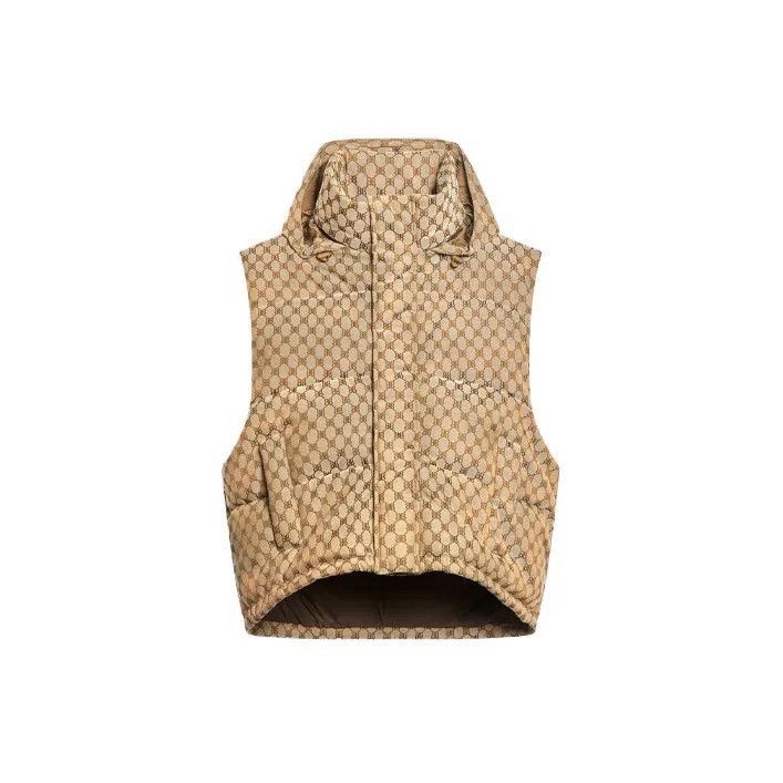 Balenciaga Balenciaga Balenciaga x Gucci Hooded Vest in Beige -2507 Size US M / EU 48-50 / 2 - 2 Thumbnail