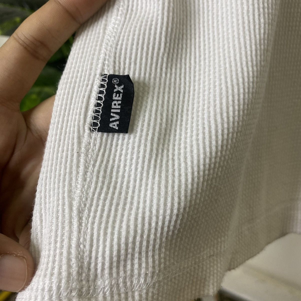 Avirex × Vintage Vintage Y2K PX Avirex Military Garment Box Logo Waffle LS Size US M / EU 48-50 / 2 - 4 Thumbnail
