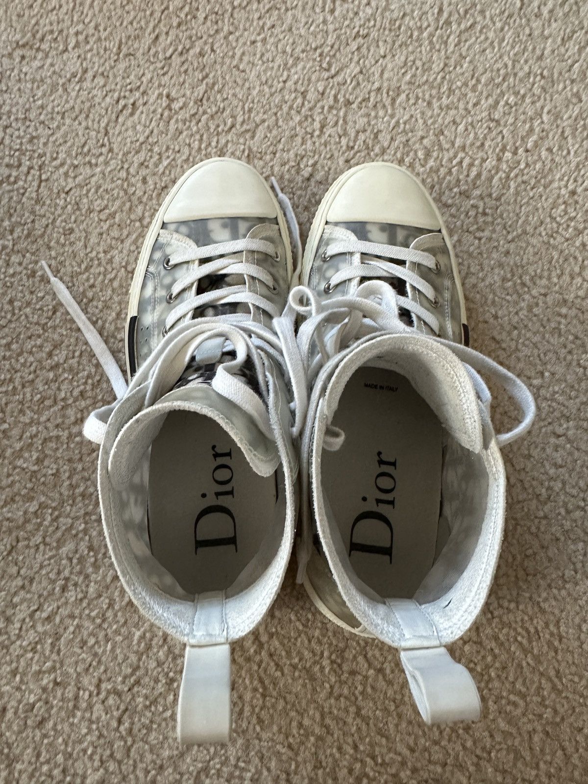 Dior Dior b23 high top Oblique Canvas sneakers size eu 40 us 8 Size US 8 / EU 41 - 9 Thumbnail