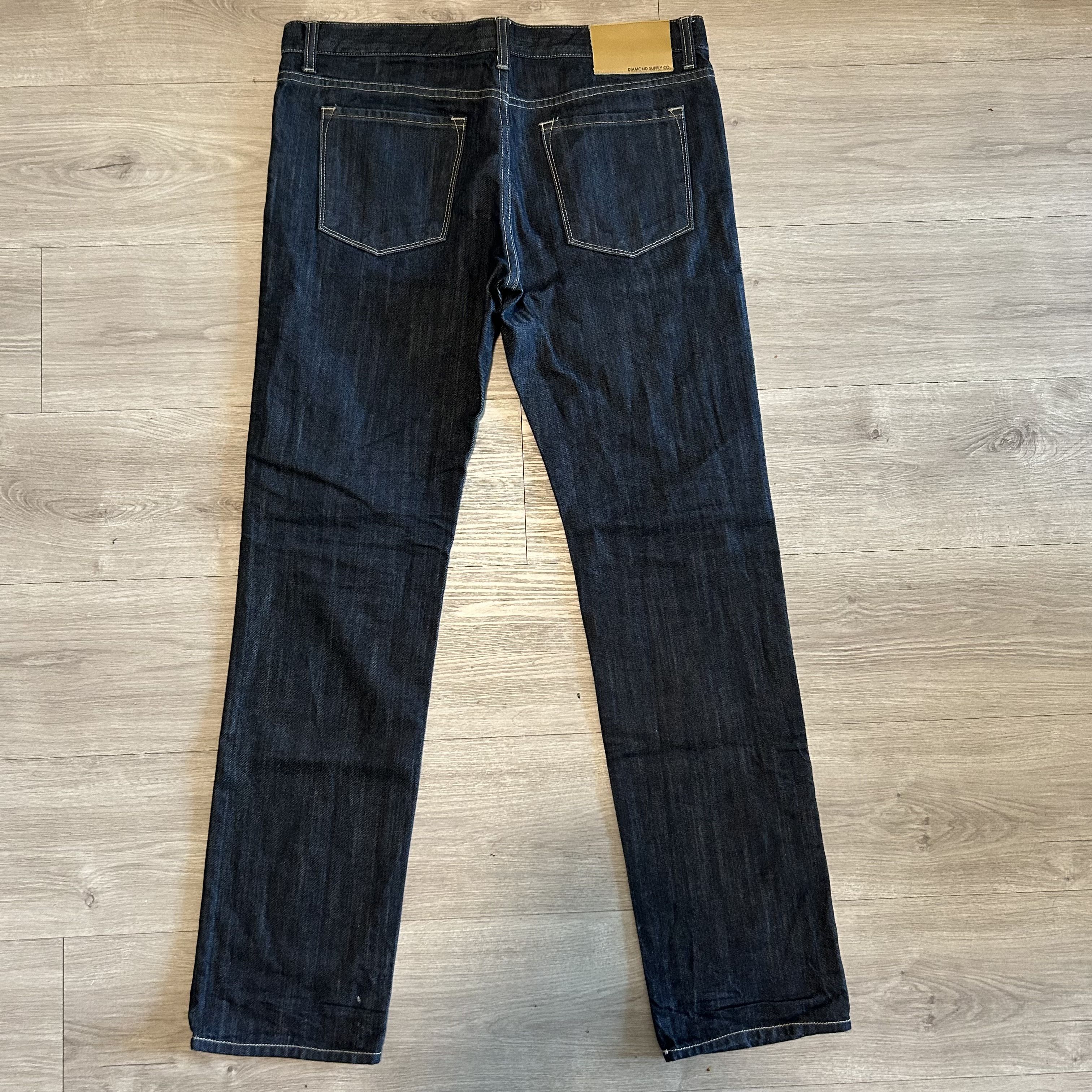 Diamond Supply Co. Mid 2000's Diamond Supply Co. Raw Denim Indigo Size US 36 / EU 52 - 3 Thumbnail