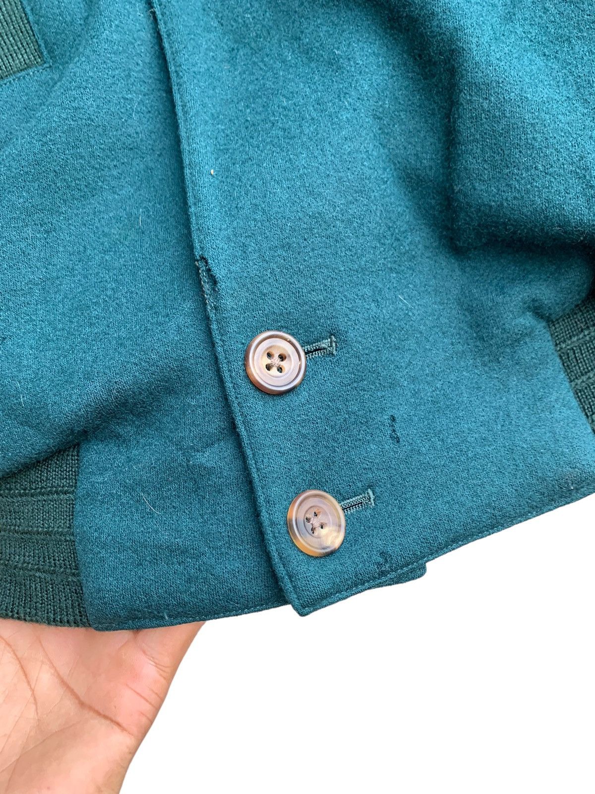 Burberry Vintage Burberrys Wool Bomber Jacket Sample Size US L / EU 52-54 / 3 - 8 Thumbnail