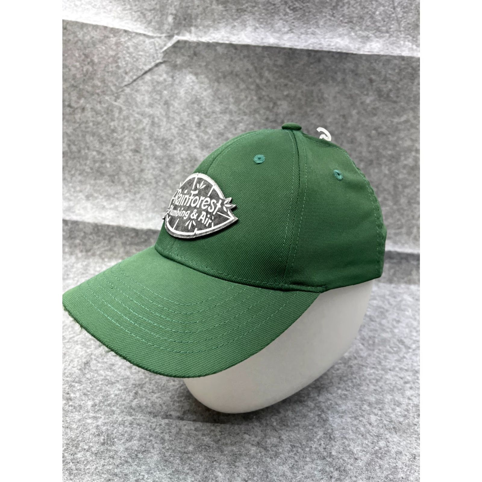 Vintage Sport-Tek Green Strap Back Hat Cap Baseball Unisex One Size Nylon Cotton Outdoor Plumber Activewear Size ONE SIZE - 4 Thumbnail