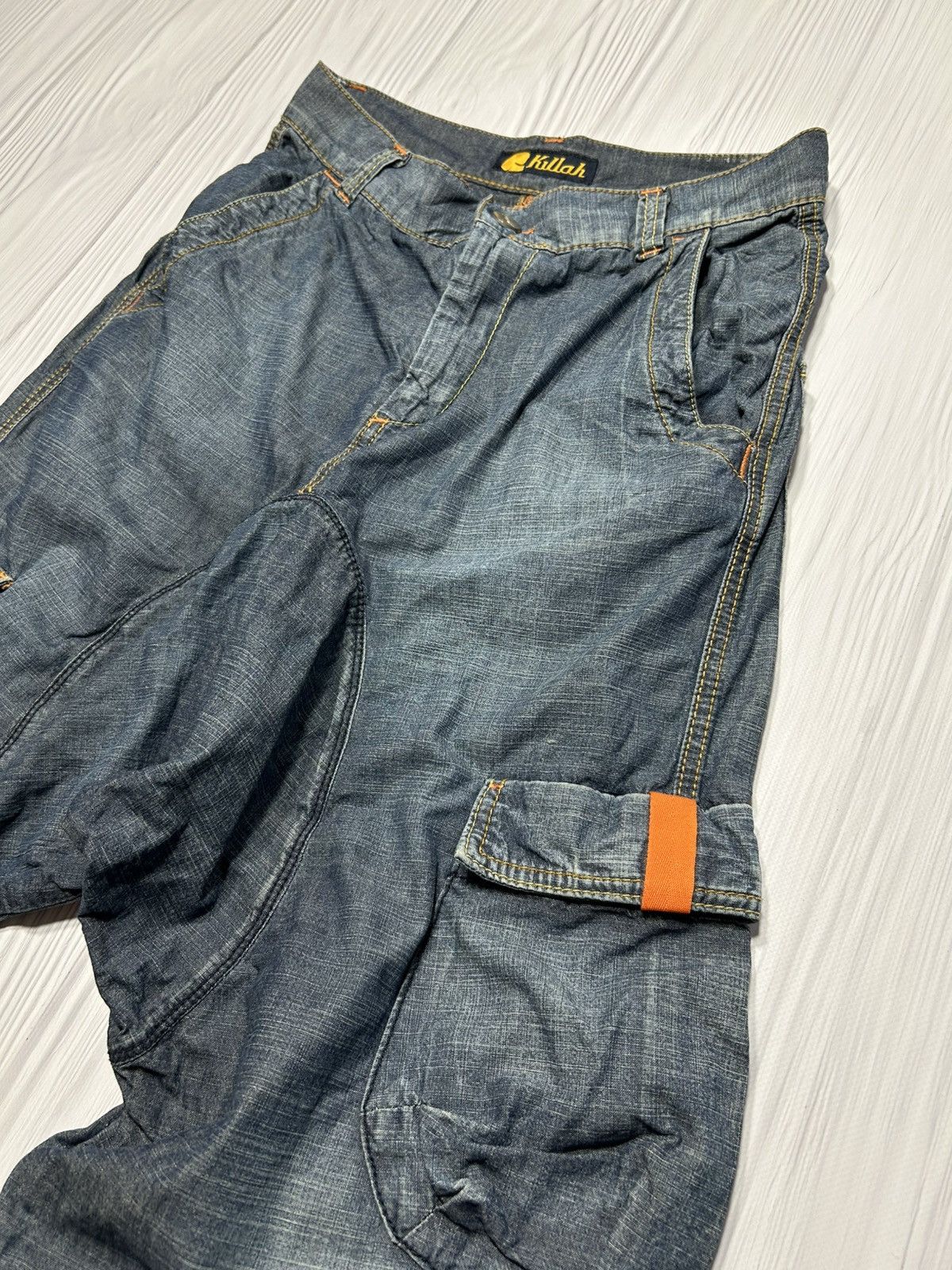 Miss Sixty VTG! Rare! Y2K Killah Miss Sixty Drop Crotch Denim Pants 29 Size 29" - 7 Thumbnail