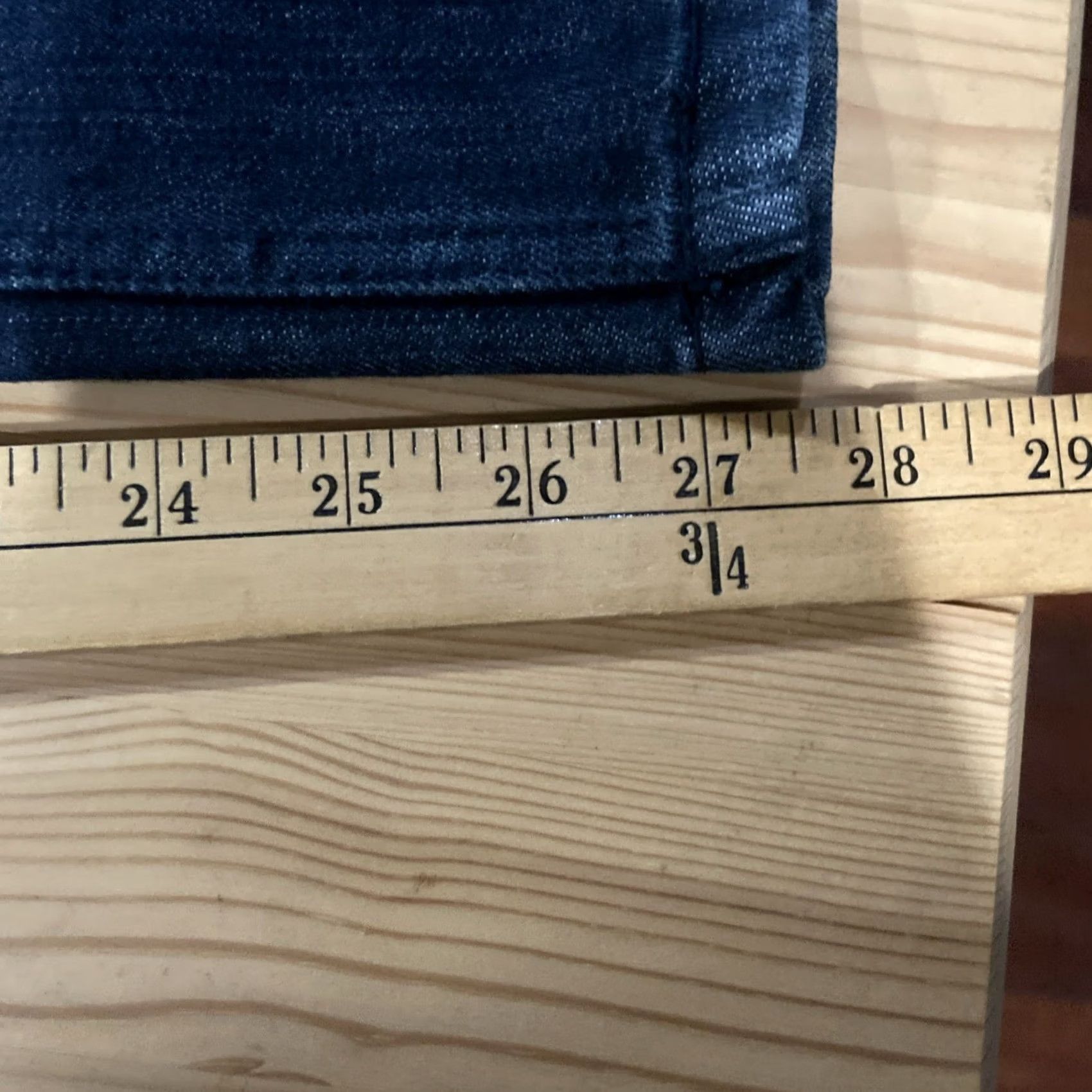 Denime Nostic Jeans Men's 34x32 Dark Wash Denim Regular 5-Pocket Zipper Button Straight Hip Hop Streetwear Y2K 90s Rock City Baggy? Size US 34 / EU 50 - 3 Thumbnail