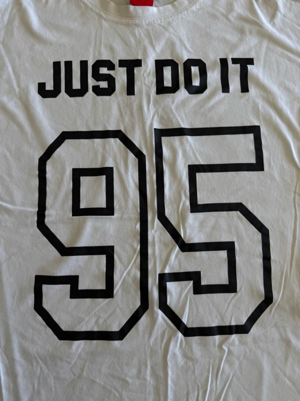 Nike Nike / Just Do It Jersey Top / White Size M / US 6-8 / IT 42-44 - 3 Thumbnail