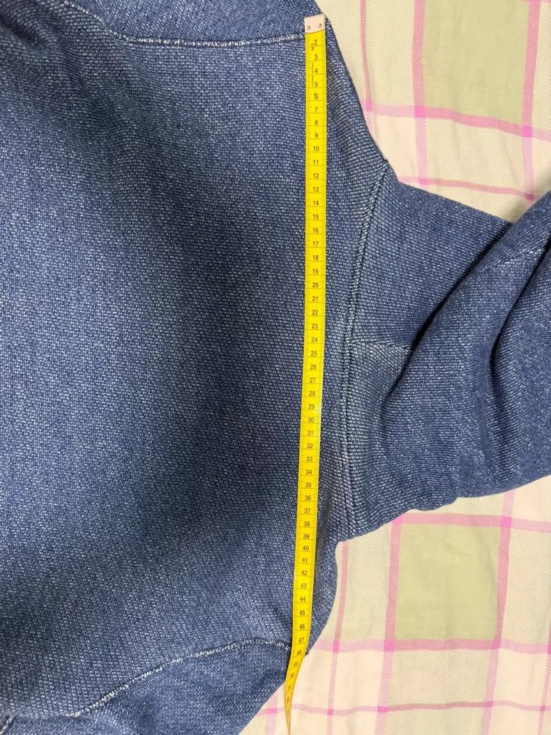 Iron Heart Iron Heart Blue dyed pure cotton hooded sweatshirt Size US S / EU 44-46 / 1 - 7 Thumbnail