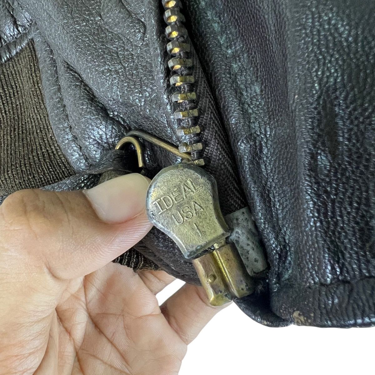 Cooper 🔥 Vintage Cooper G-1 Usn Leather Jacket Size 42R Size US L / EU 52-54 / 3 - 12 Thumbnail