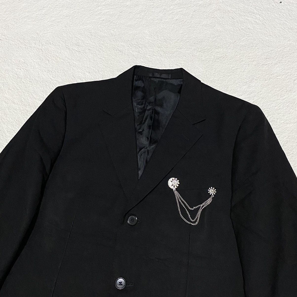 Yohji Yamamoto 🔥RARE🔥 A.A.R Yohji Yamamoto Blazer Size US M / EU 48-50 / 2 - 2 Thumbnail