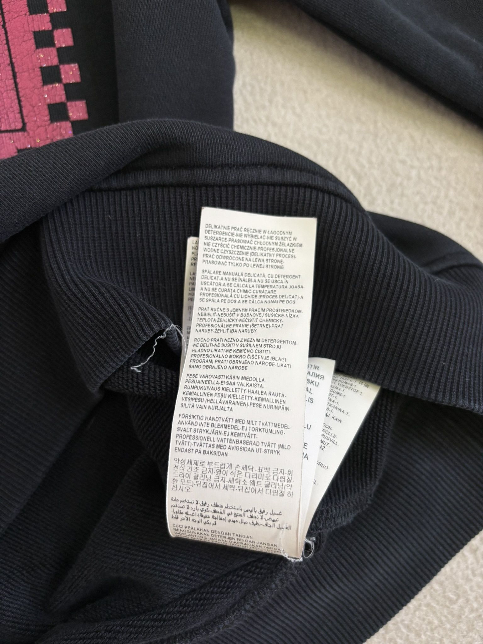 Versus Versace Versus Versace Box Logo Black sweatshirt size XL Size XL / US 12-14 / IT 48-50 - 16 Thumbnail