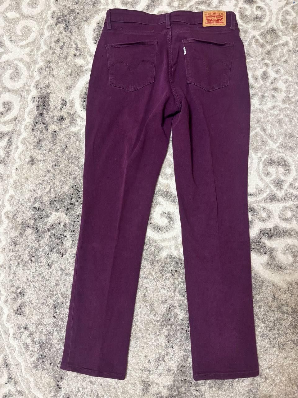 Levi's Levi’s 811 Skinny Jeans Women W29 L30 Plum Purple Size 29" - 5 Thumbnail