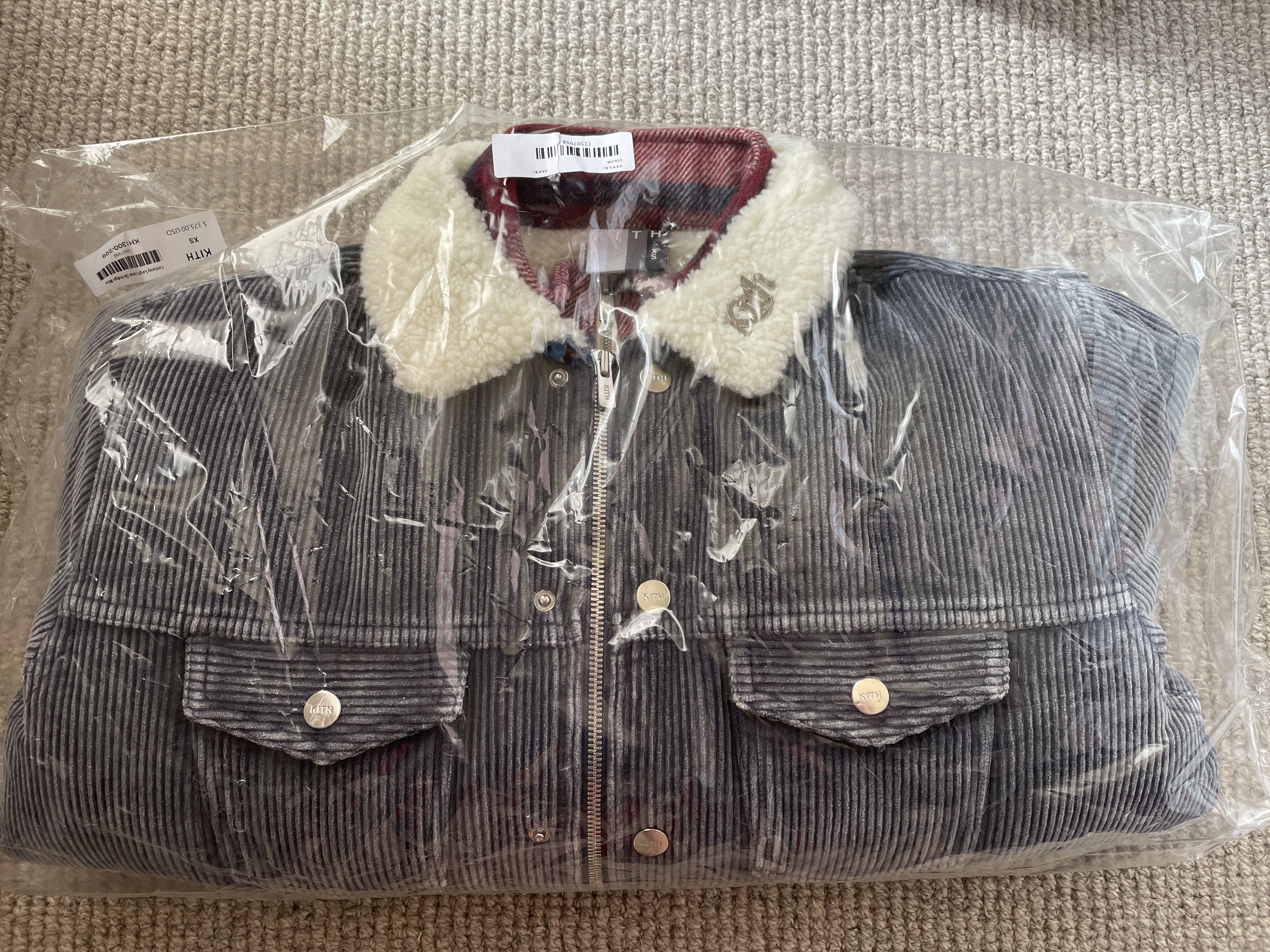 Kith KITH Corduroy Laight Jacket Dark Indigo BNWT Size US XS / EU 42 / 0 - 2 Thumbnail