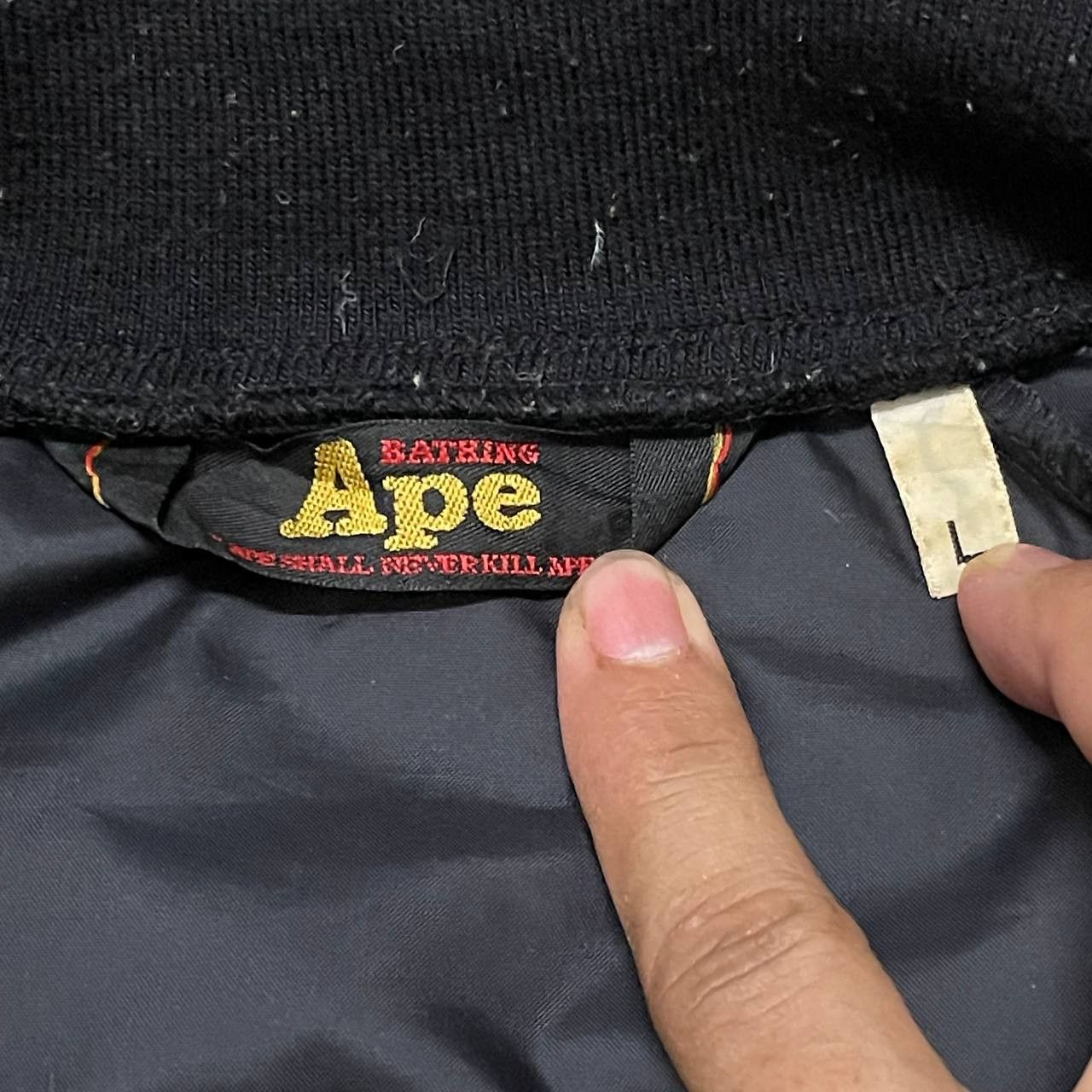 Bape A Bathing Ape Bapesta Star Bomber Jacket Size US L / EU 52-54 / 3 - 10 Thumbnail