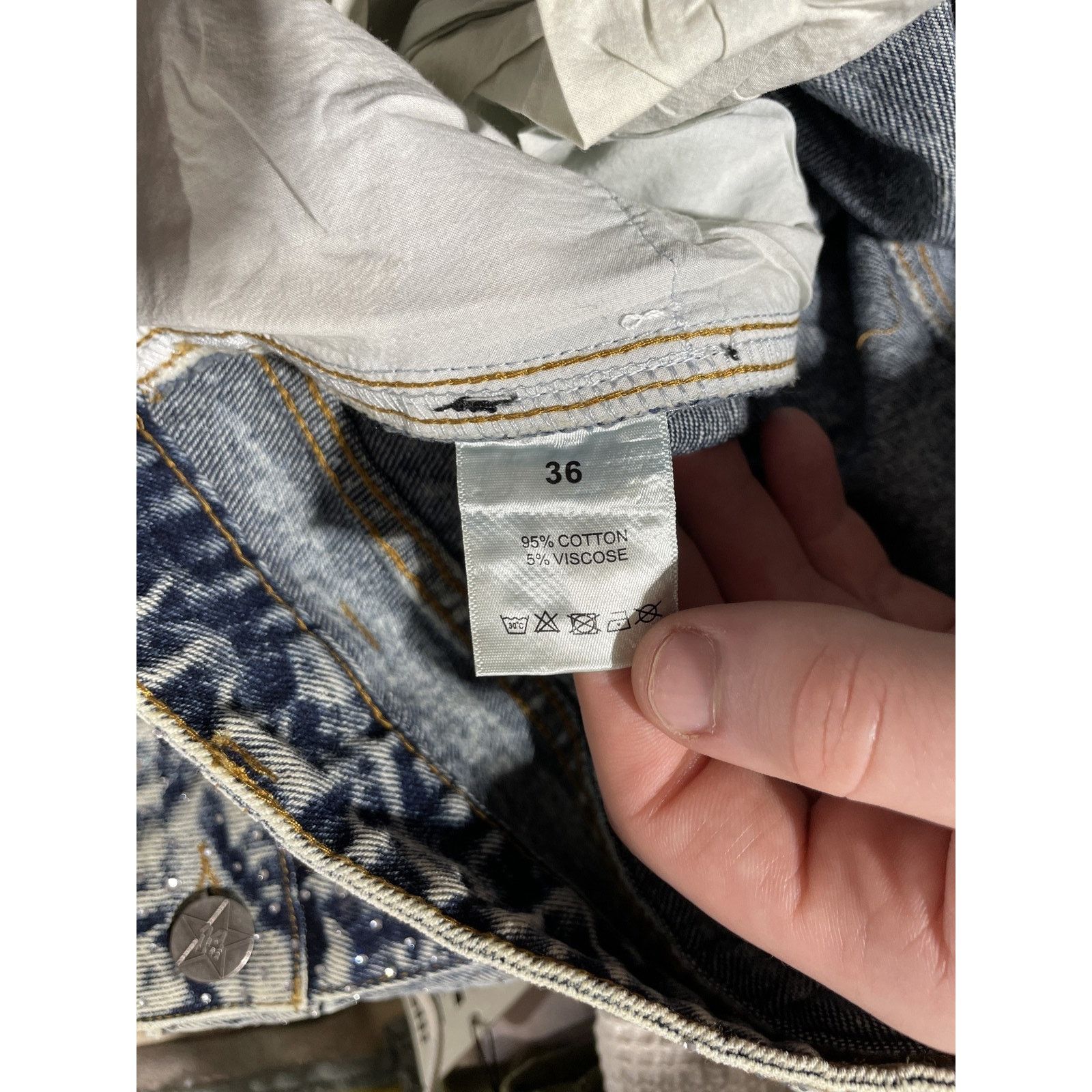 Vale VALE FOREVER RAIN CLASSIC DENIM SIZE 36 NEW Size US 36 / EU 52 - 3 Thumbnail